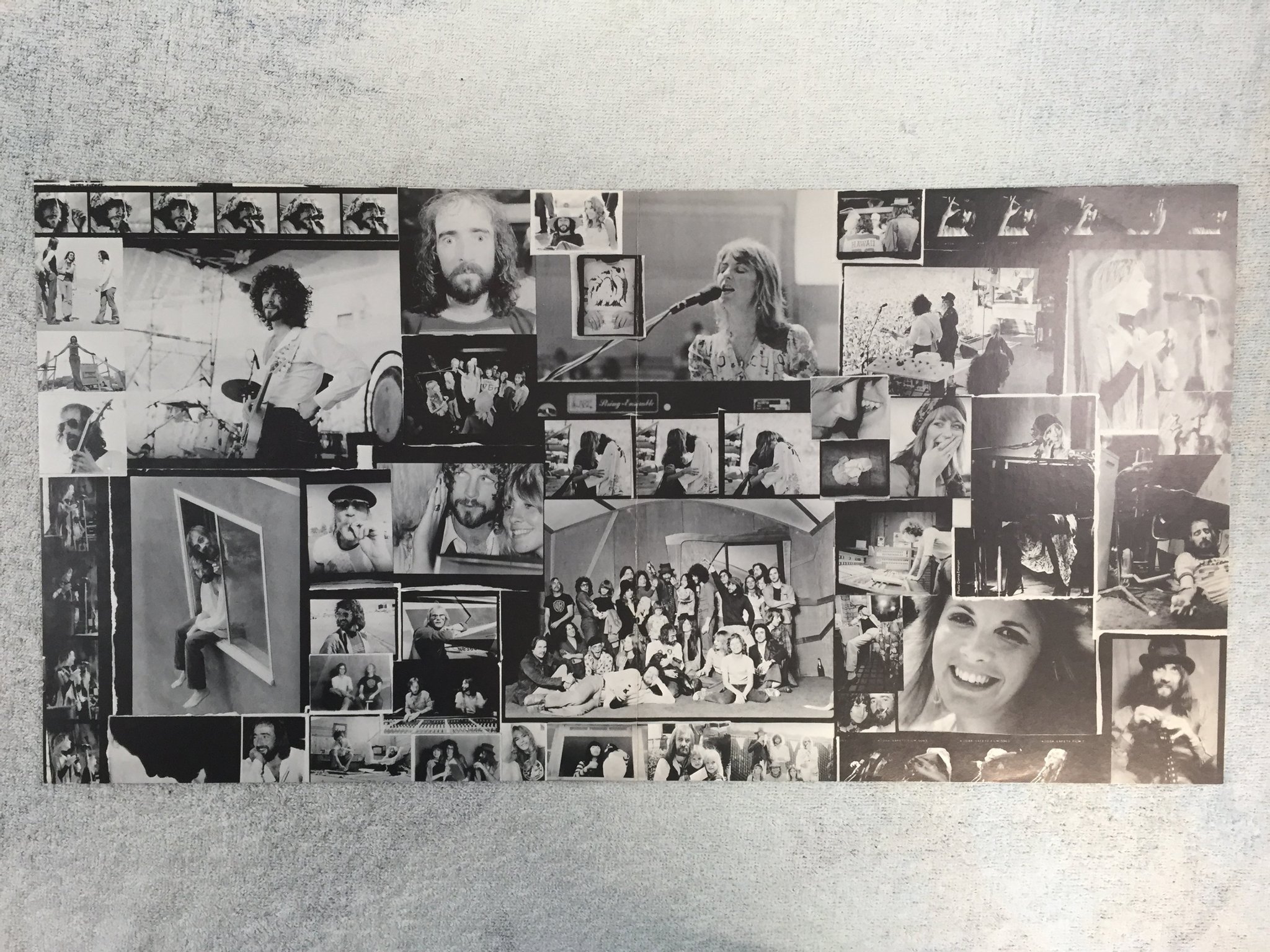 Omslagsbild för skivan FLEETWOOD MAC rumours LP -77 US WARNER BROS BSK 3010