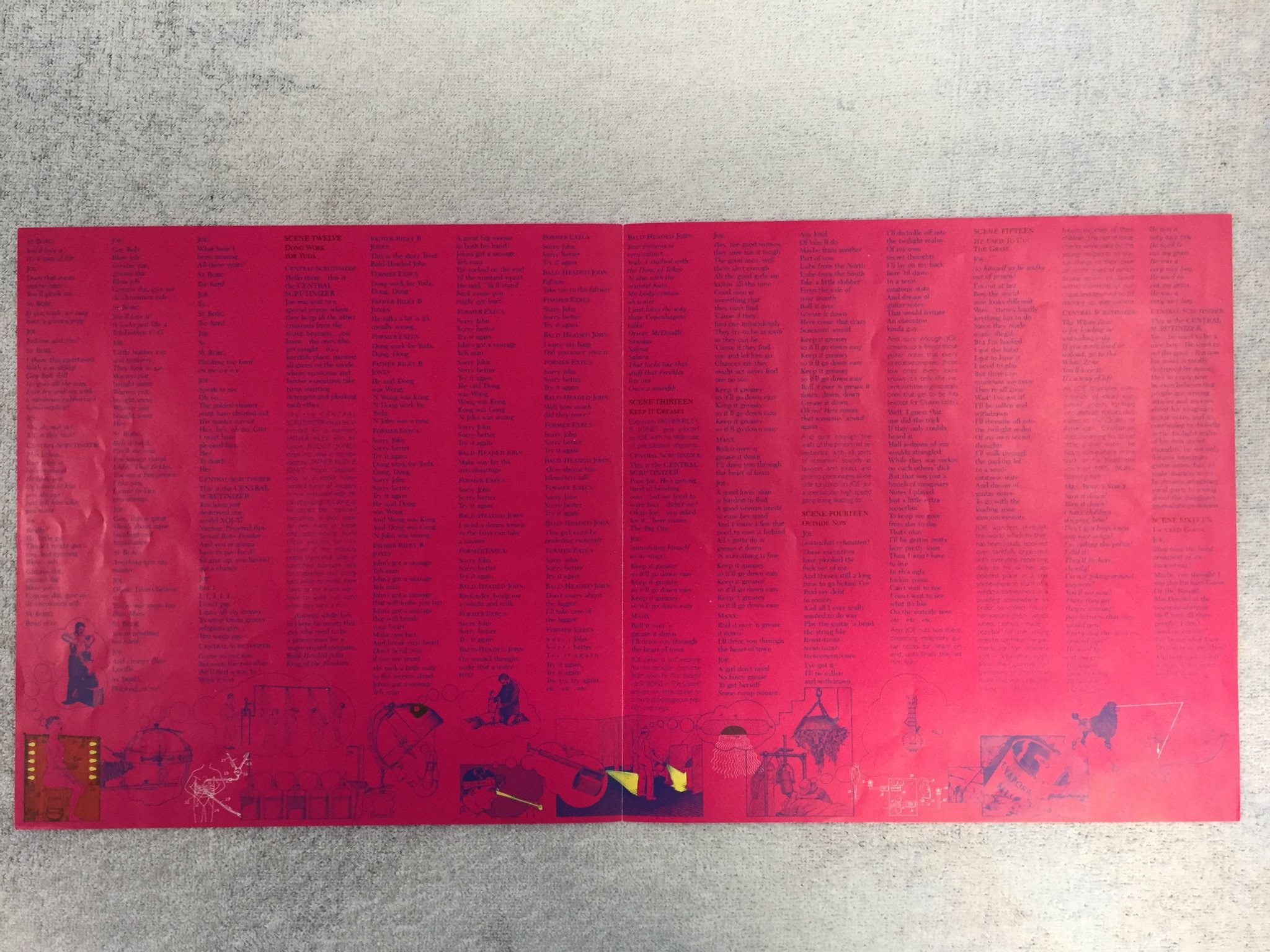 Omslagsbild för skivan FRANK ZAPPA Joe's garage acts II & III 2xLP -79 Hol CBS 88475