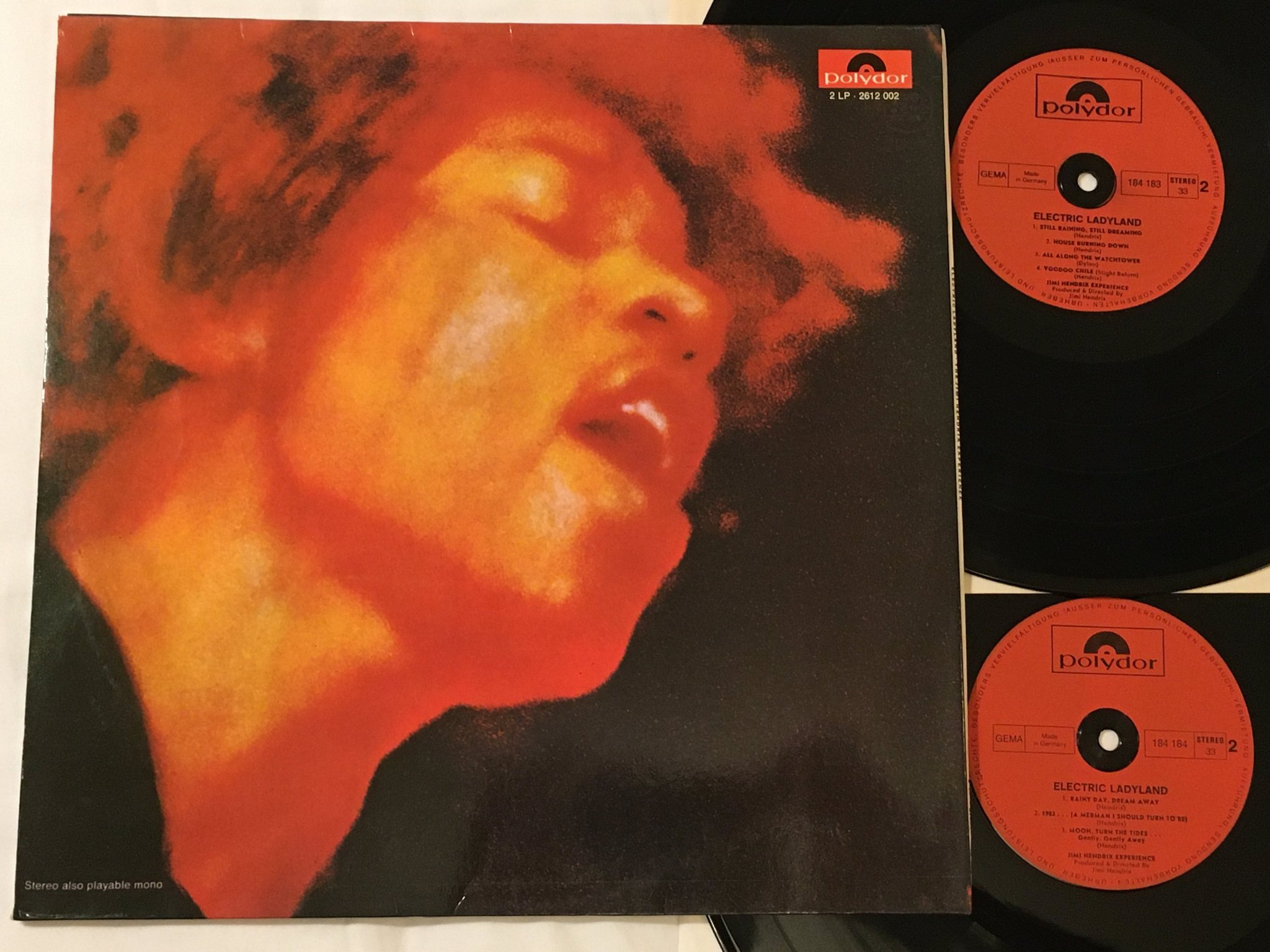 Omslagsbild för skivan THE JIMI HENDRIX EXPERIENCE electric ladyland 2xLP re Ger POLYDOR 184184