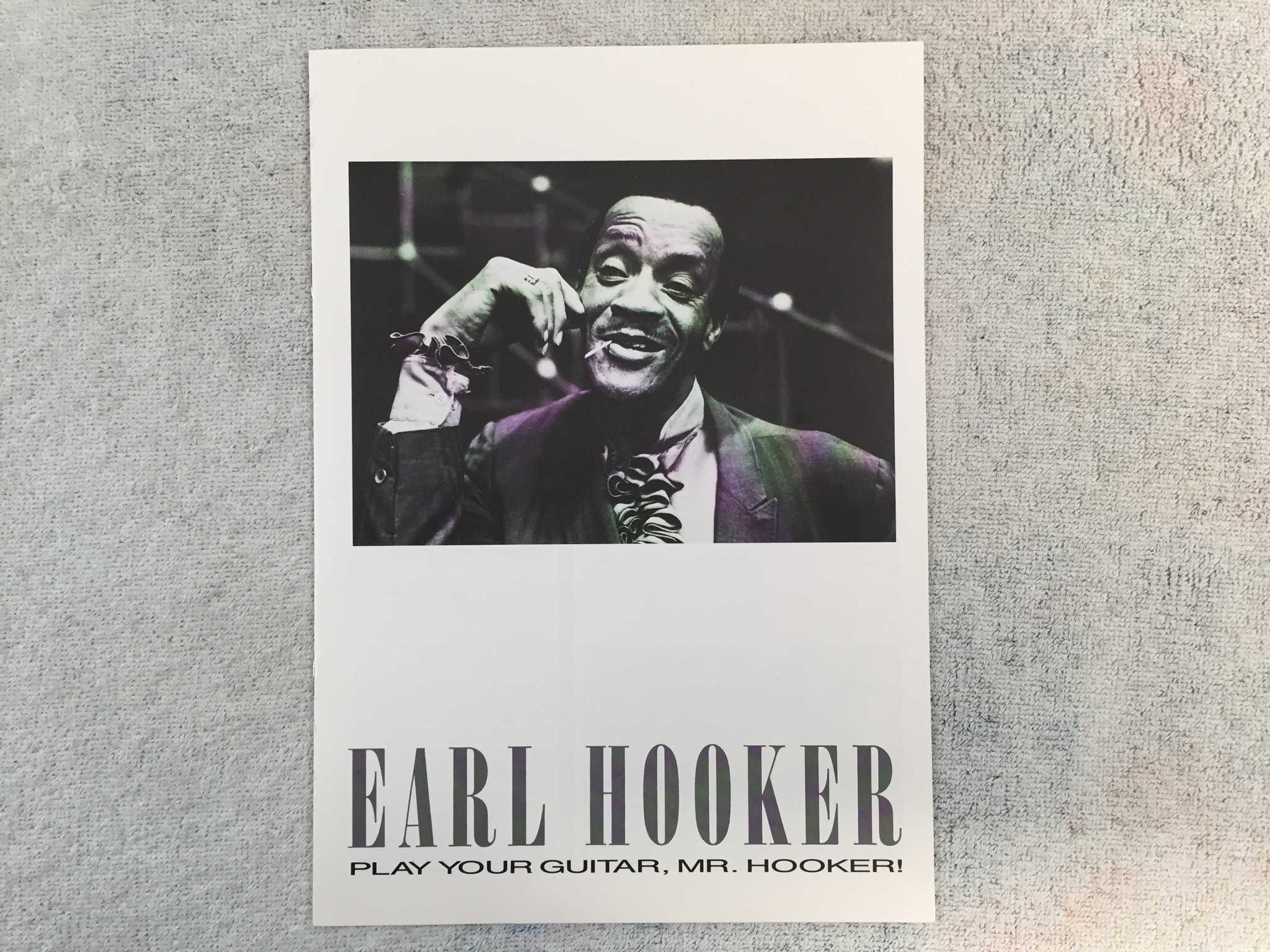 Omslagsbild för skivan EARL HOOKER play your guitar Mr Hooker LP -85 Hol BLACK MAGIC BM 9006