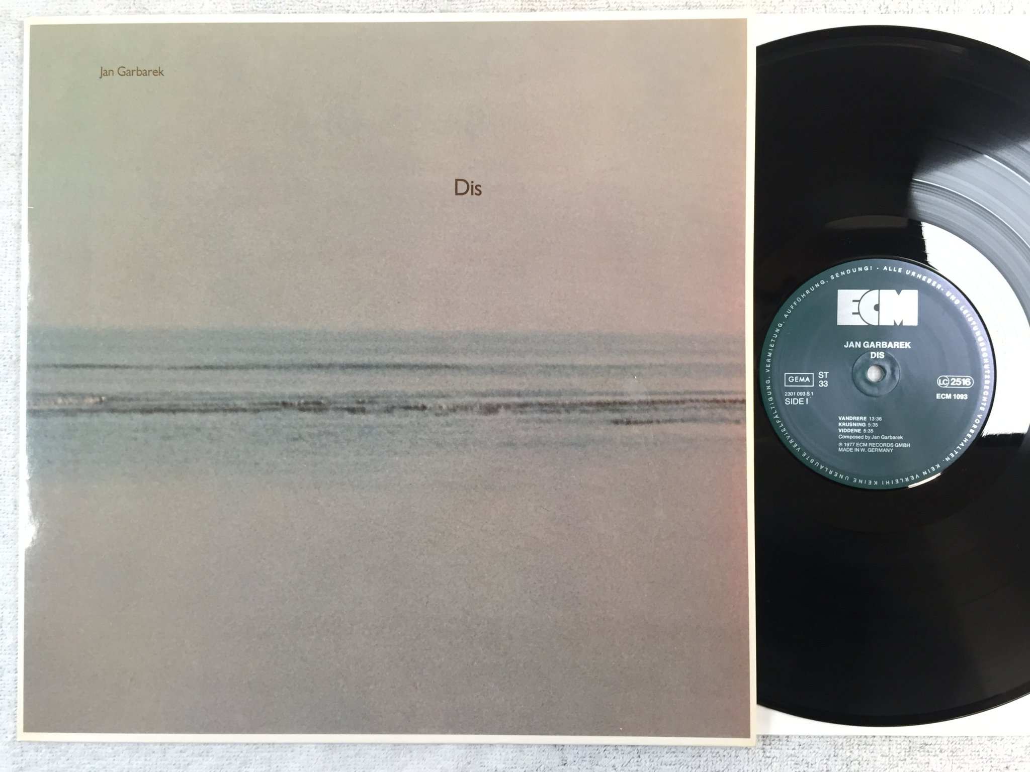 Omslagsbild för skivan JAN GARBAREK dis LP -77 Ger ECM 1093 