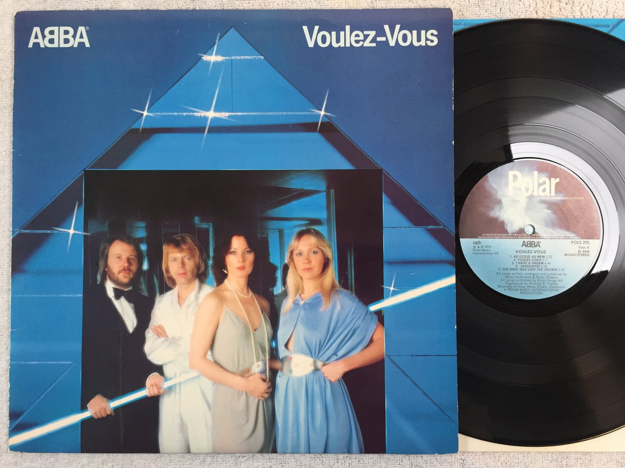 Omslagsbild för skivan ABBA voulez-vous LP -79 Swe POLAR POLS 292  