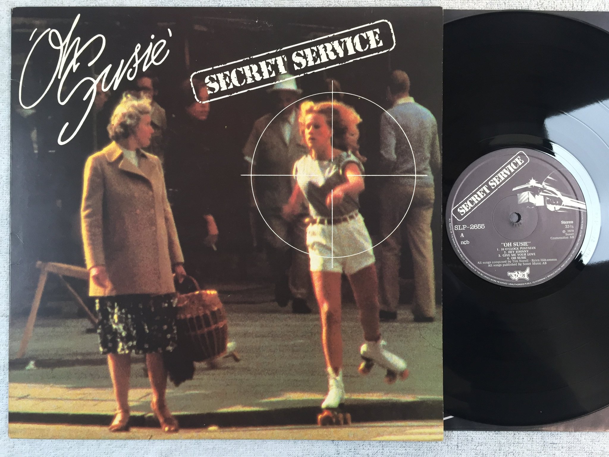 Omslagsbild för skivan SECRET SERVICE oh Susie LP -79 Swe SONET SLP 2655