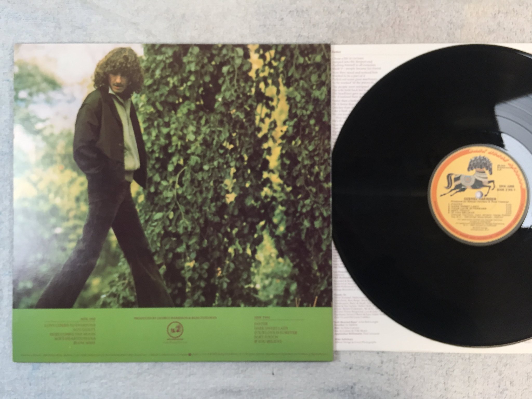 Omslagsbild för skivan GEORGE HARRISON s/t  LP -79 US DARK HORSE DHK 3255