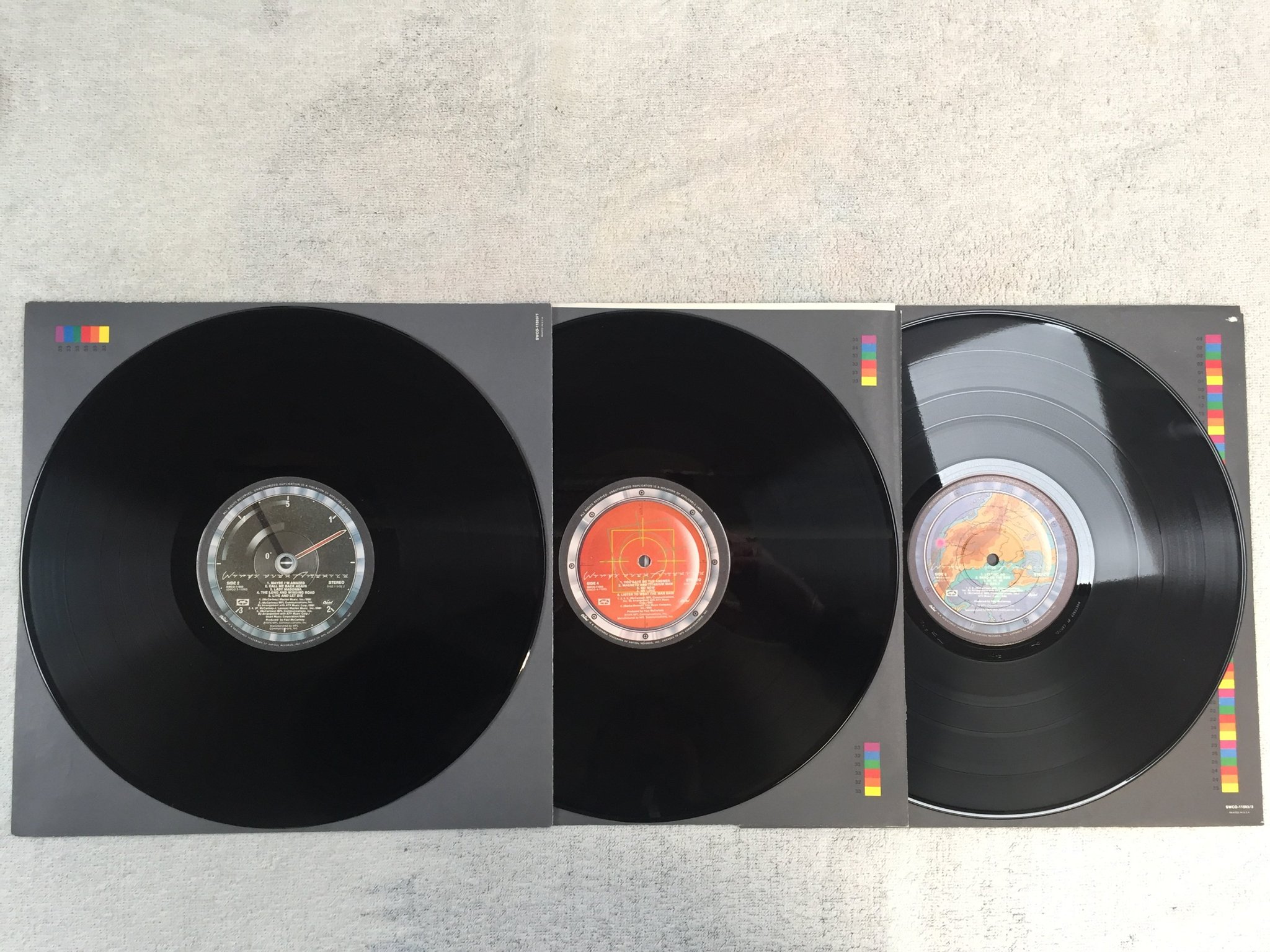 Omslagsbild för skivan WINGS wings over America 3xLP US CAPITOL SWCO 11593