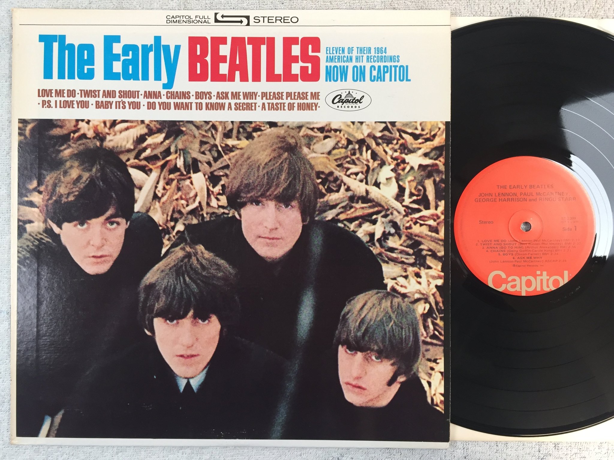 Omslagsbild för skivan THE BEATLES the early LP US APPLE ST 2309