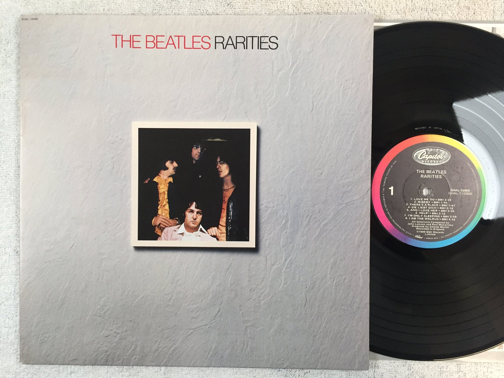 Omslagsbild för skivan THE BEATLES rarities LP -80 US CAPITOL SHAL-12060