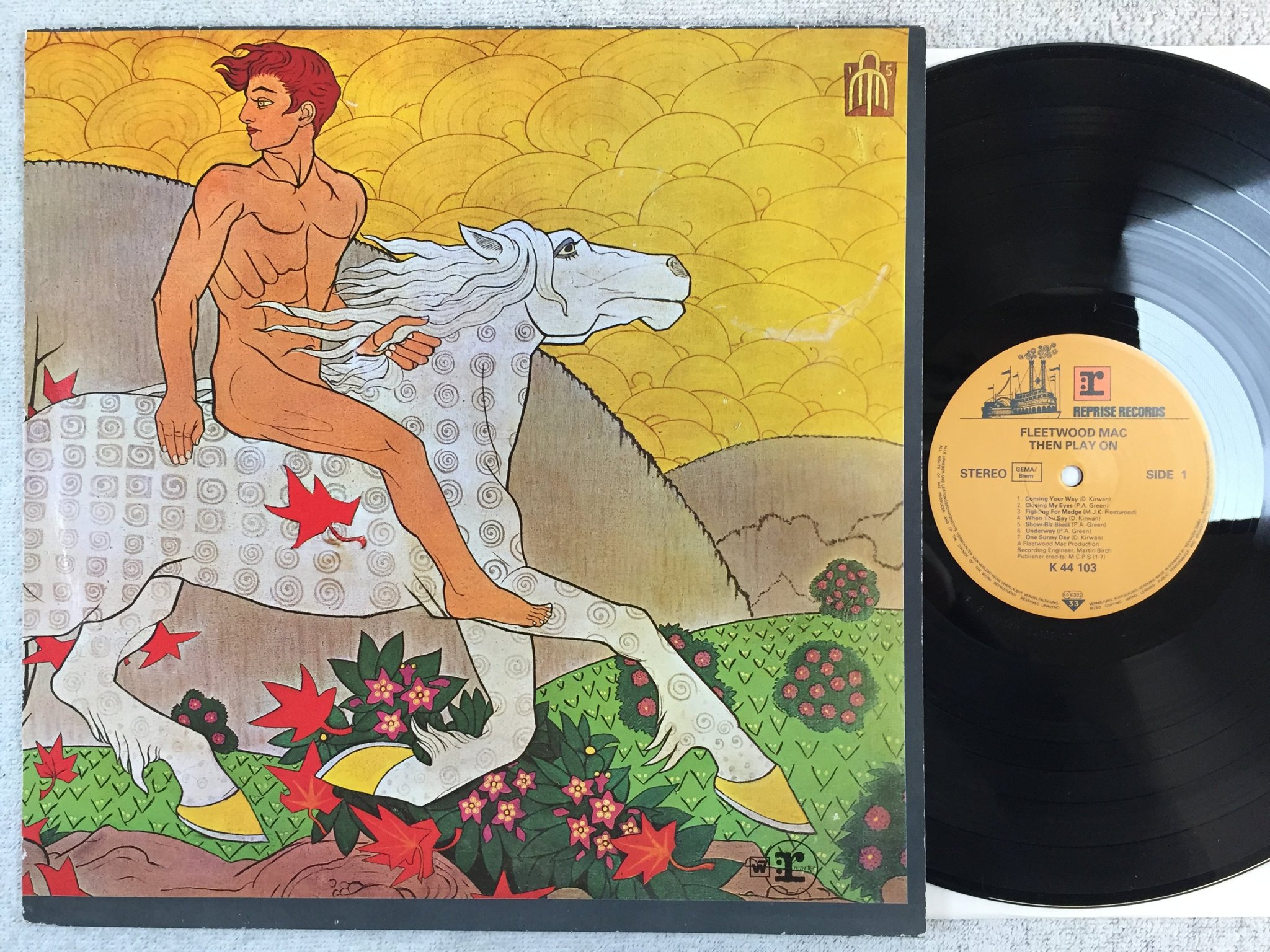 Omslagsbild för skivan FLEETWOOD MAC then play on LP Ger REPRISE K 44103