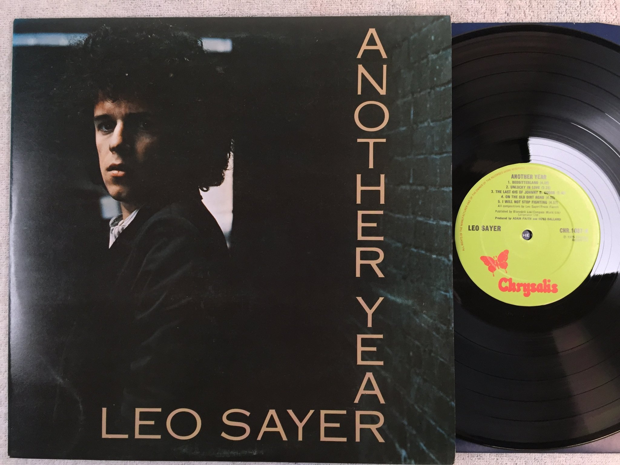 Omslagsbild för skivan LEO SAYER another year LP -75 UK CHRYSALIS CHR 1087
