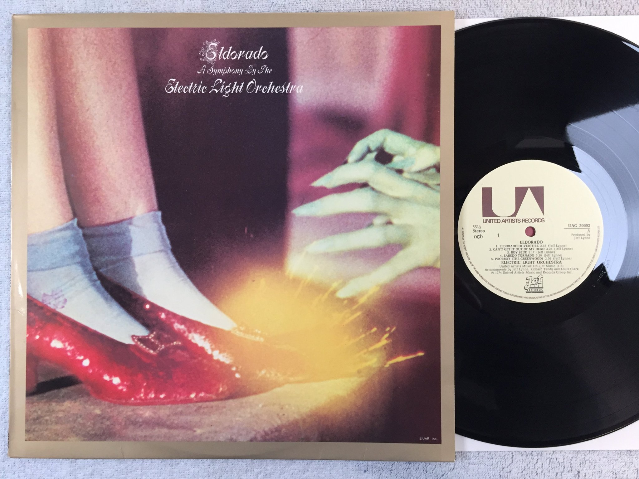 Omslagsbild för skivan ELECTRIC LIGHT ORCHESTRA eldorado LP ncb UNITED ARTISTS UAG 30092