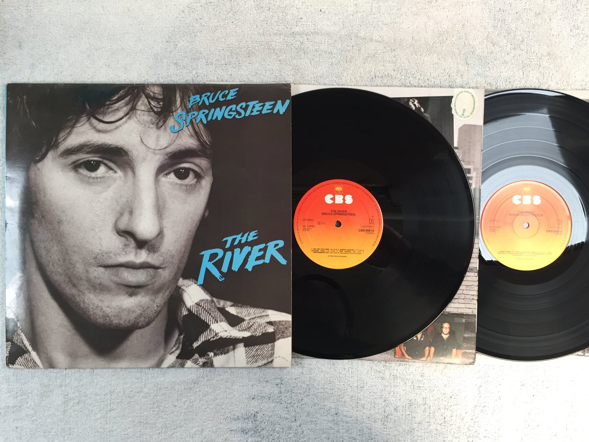 Omslagsbild för skivan BRUCE SPRINGSTEEN the river 2xLP -80 Hol CBS 88510