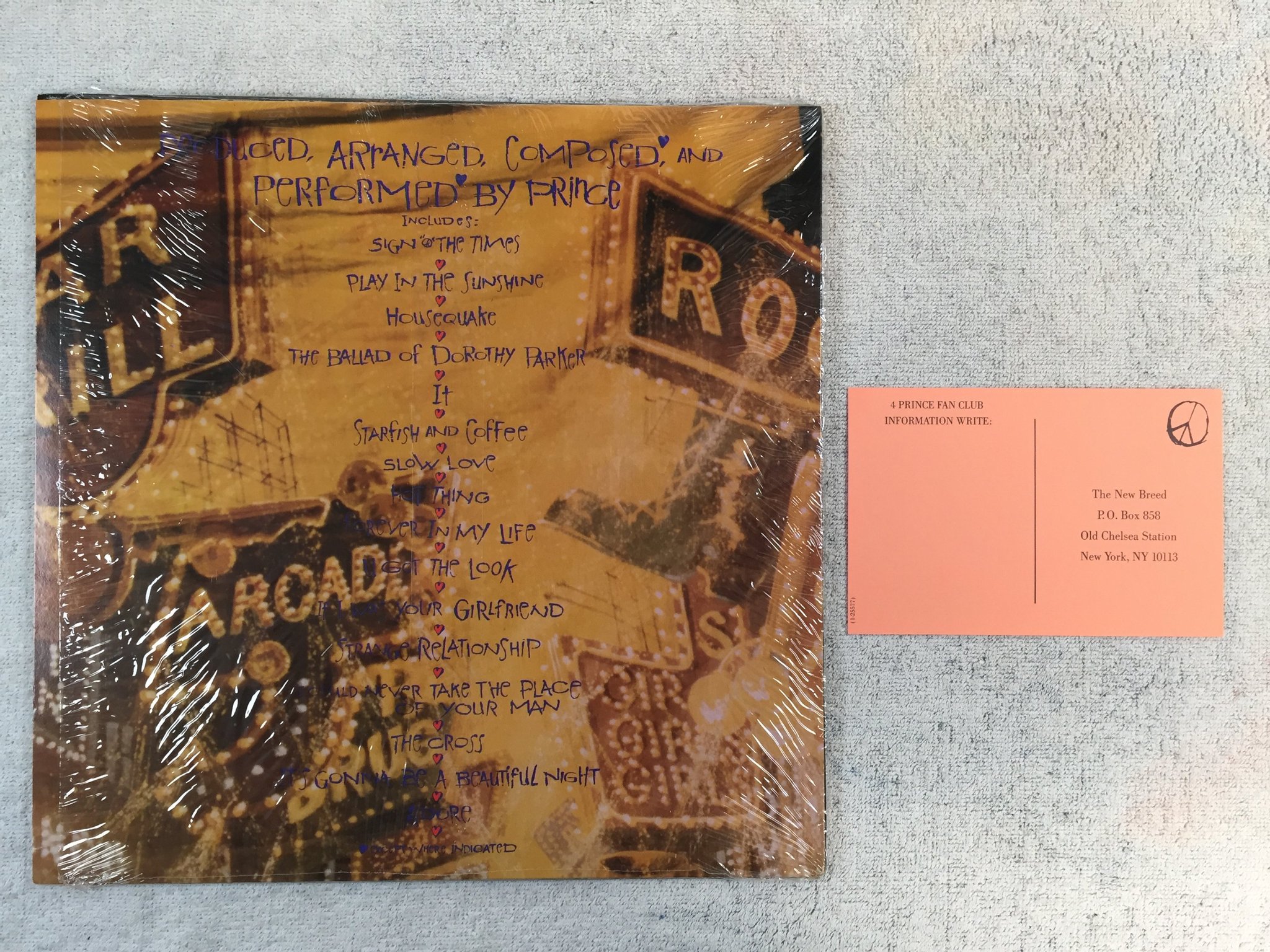 Omslagsbild för skivan PRINCE sign o the times 2xLP -87 US PAISLEY PARK 1-25577