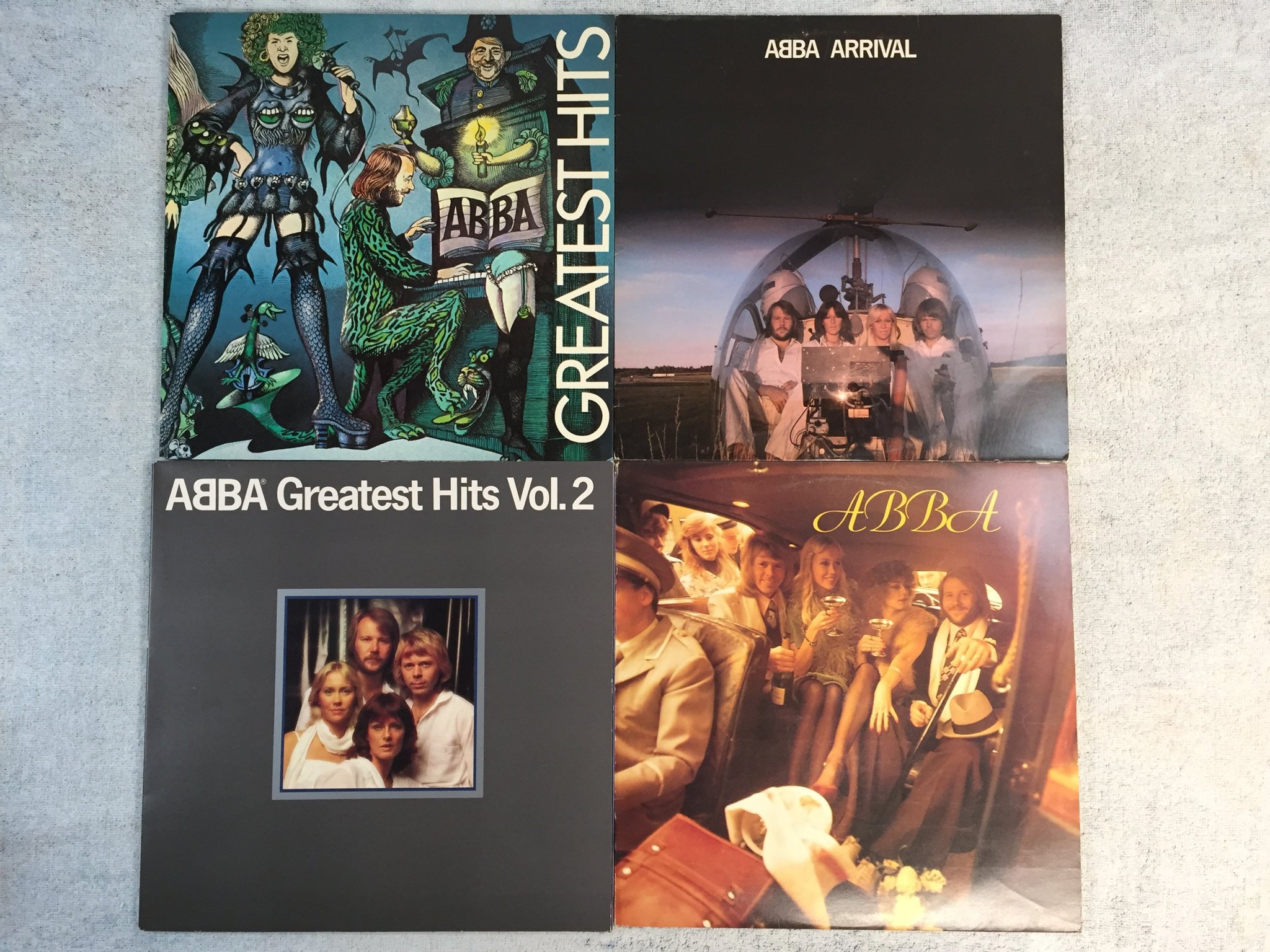 Omslagsbild för skivan 11 st album med ABBA passa på!! Se bilder !!! WOW!!!