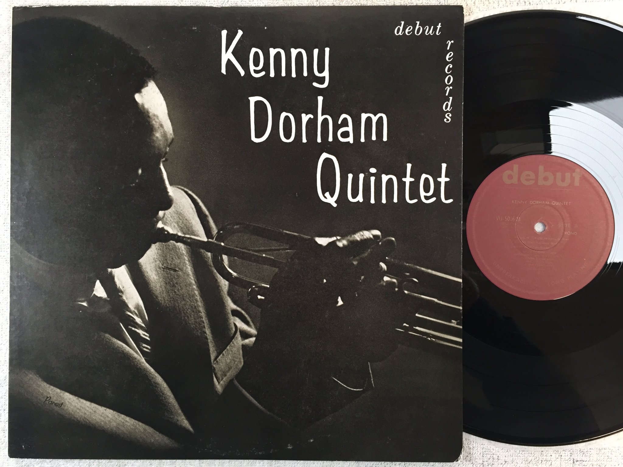 Omslagsbild för skivan KENNY DORHAM QUINTET s/t LP re -76 Japan DEBUT VIJ-5006M 