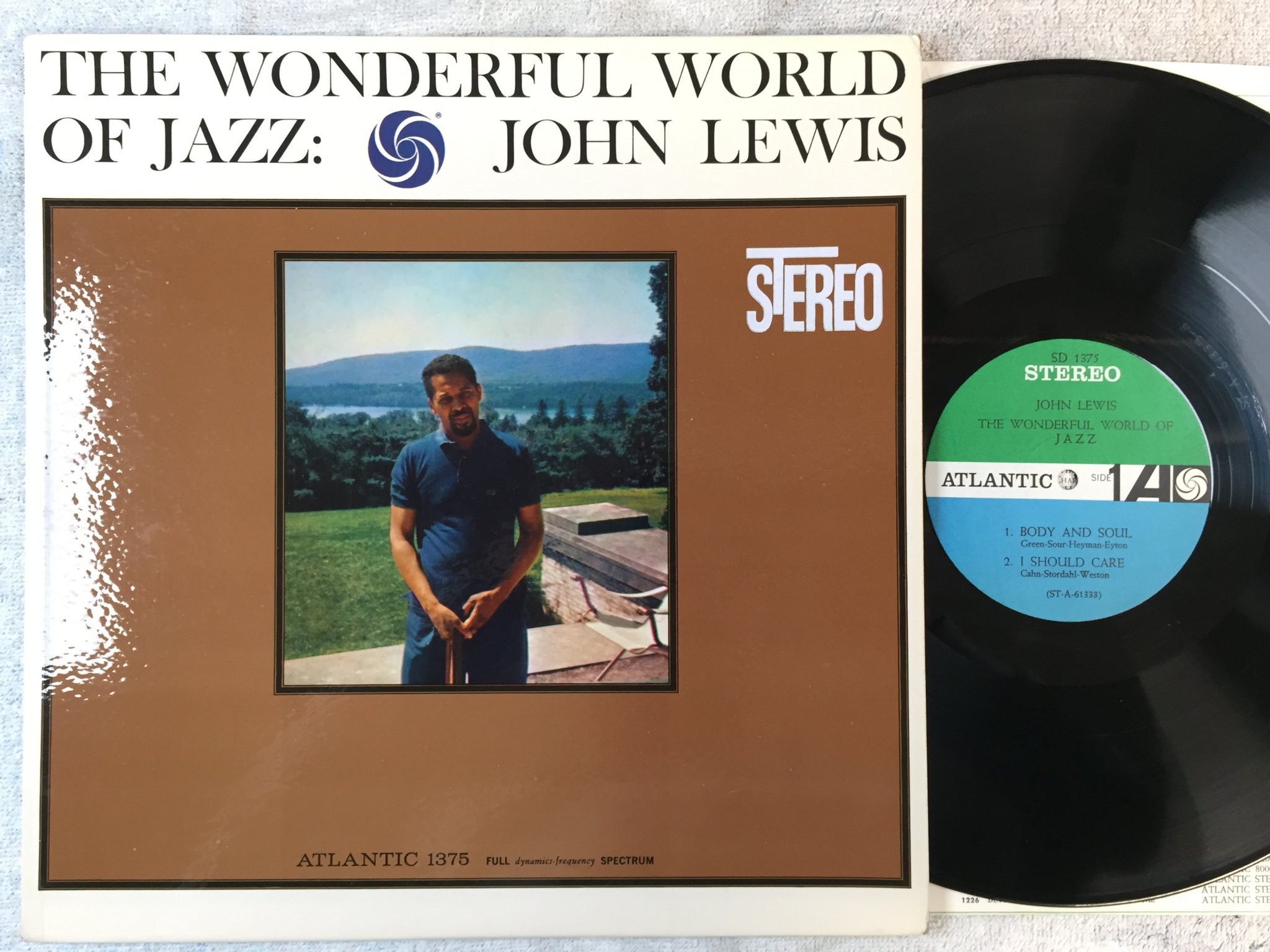 Omslagsbild för skivan JOHN LEWIS the wonderful world of jazz LP US ATLANTIC SD 1375
