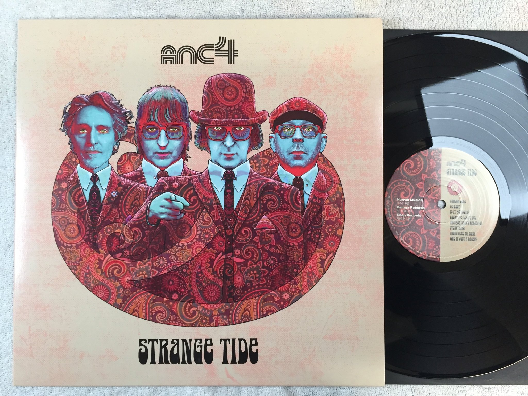 Omslagsbild för skivan ANC4 strange tide LP 2021 BELUGA Beluga-110 
