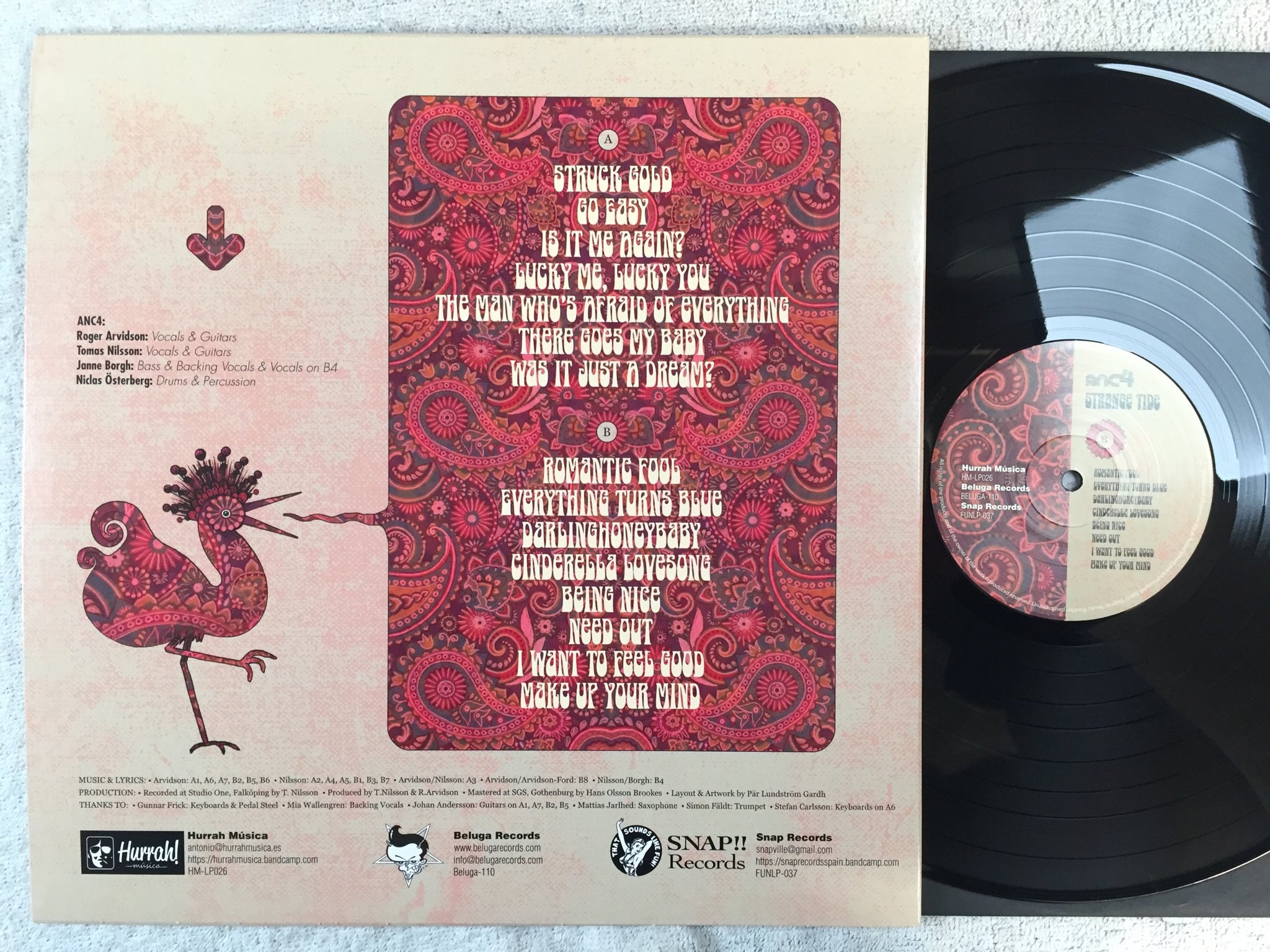 Omslagsbild för skivan ANC4 strange tide LP 2021 BELUGA Beluga-110 