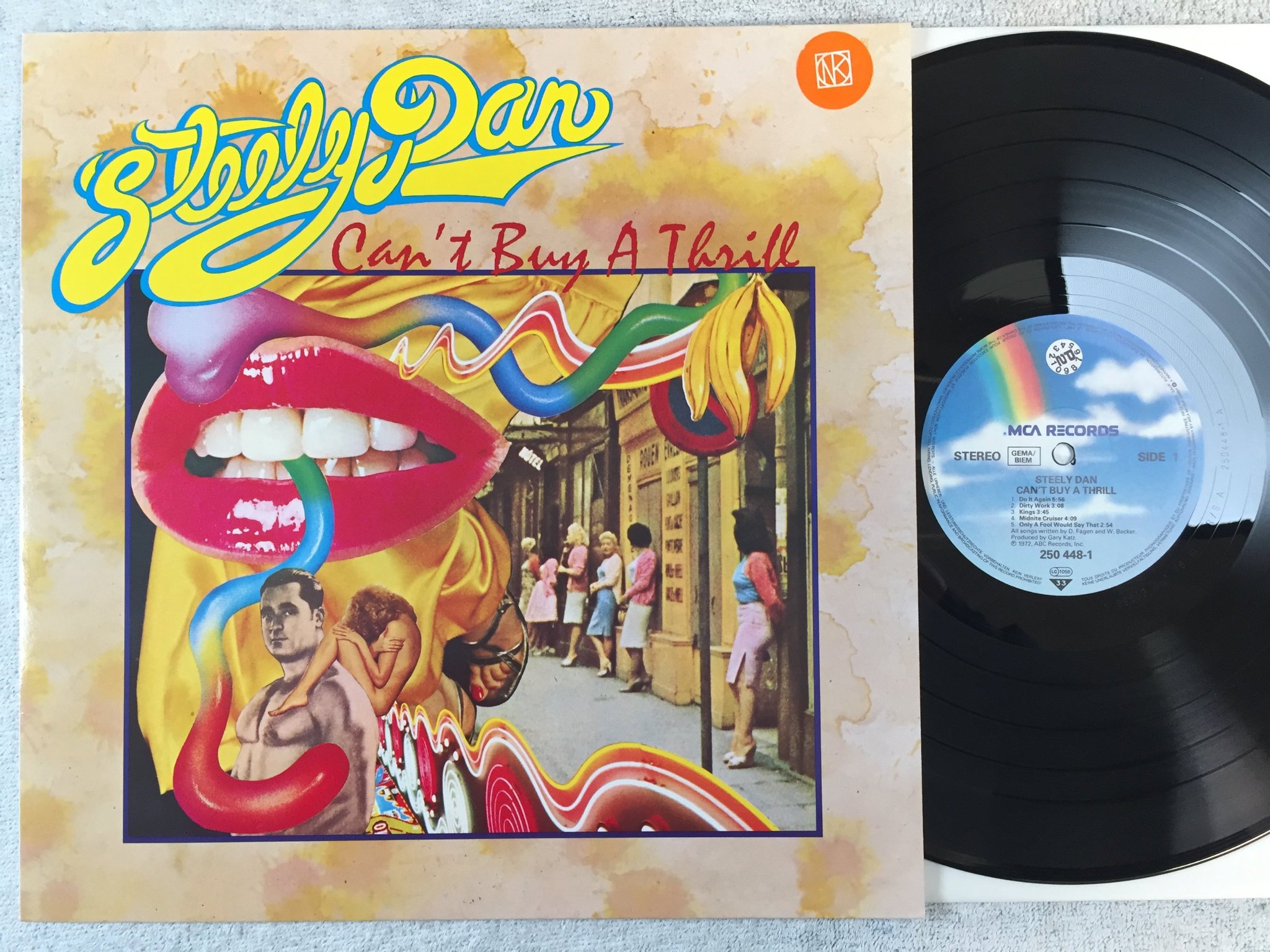 Omslagsbild för skivan STEELY DAN can't buy I thrill LP Ger MCA 250 448-1