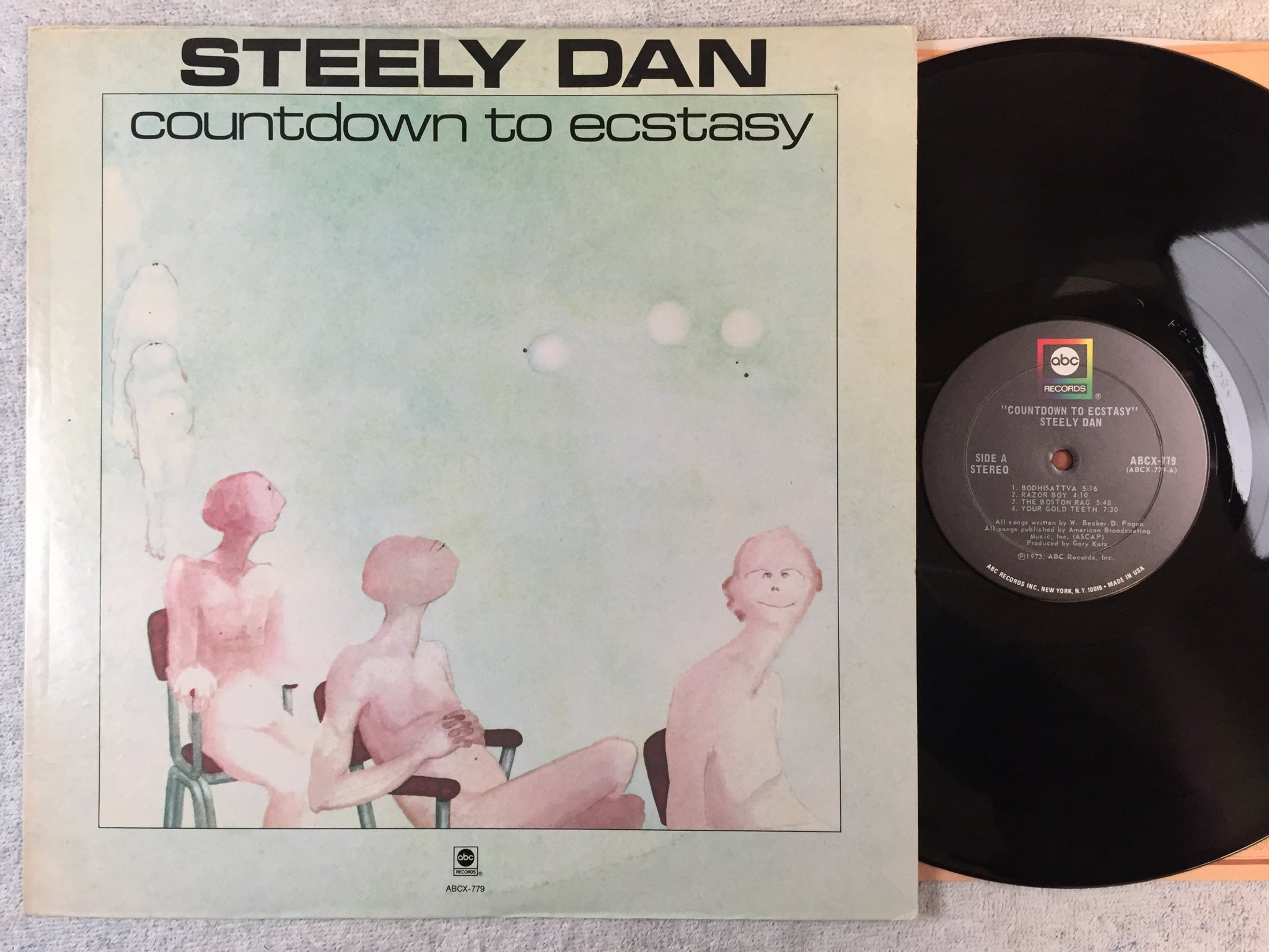Omslagsbild för skivan STEELY DAN countdown to ecstasy LP -73 US ABC ABCX-779
