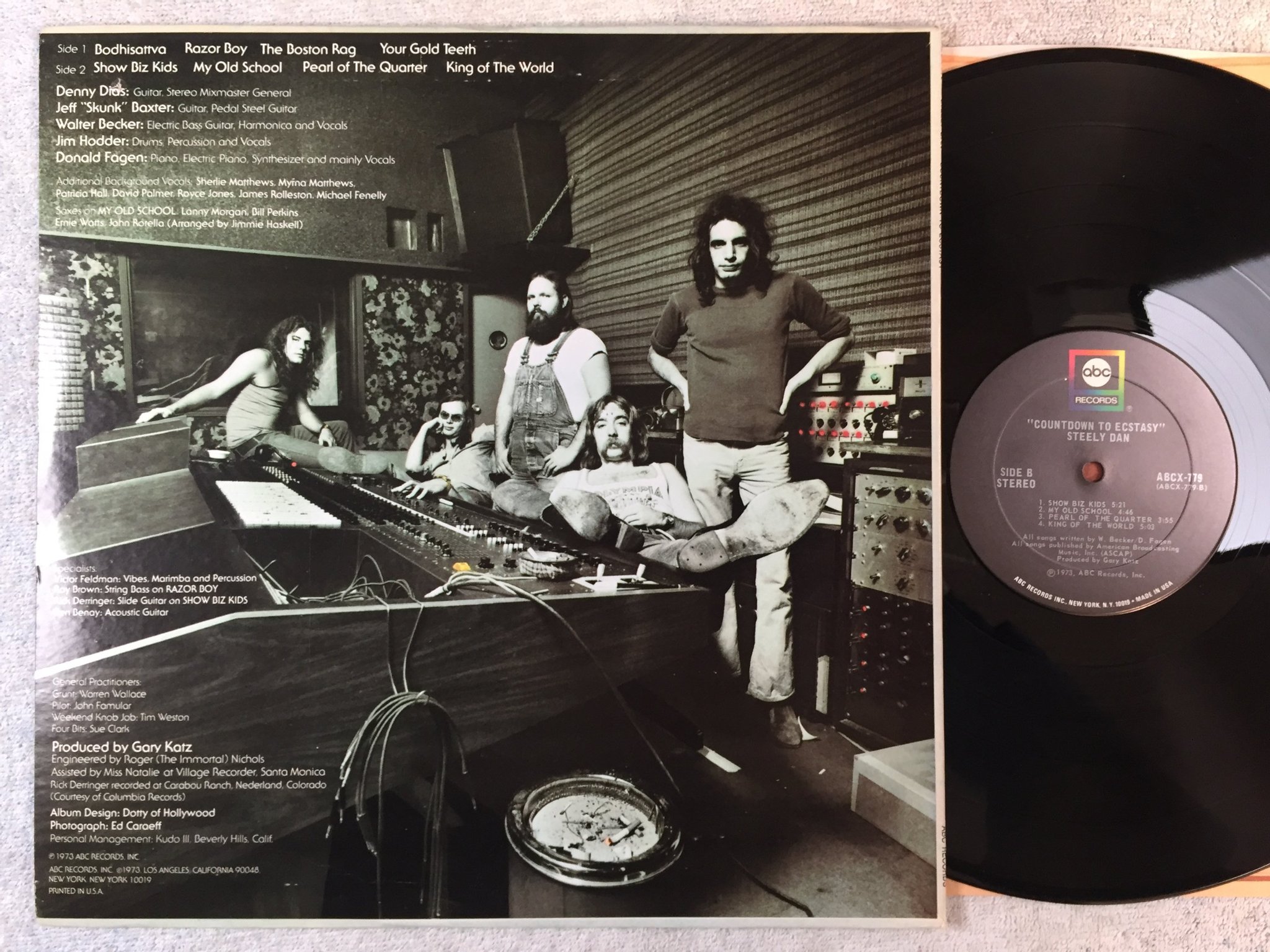 Omslagsbild för skivan STEELY DAN countdown to ecstasy LP -73 US ABC ABCX-779