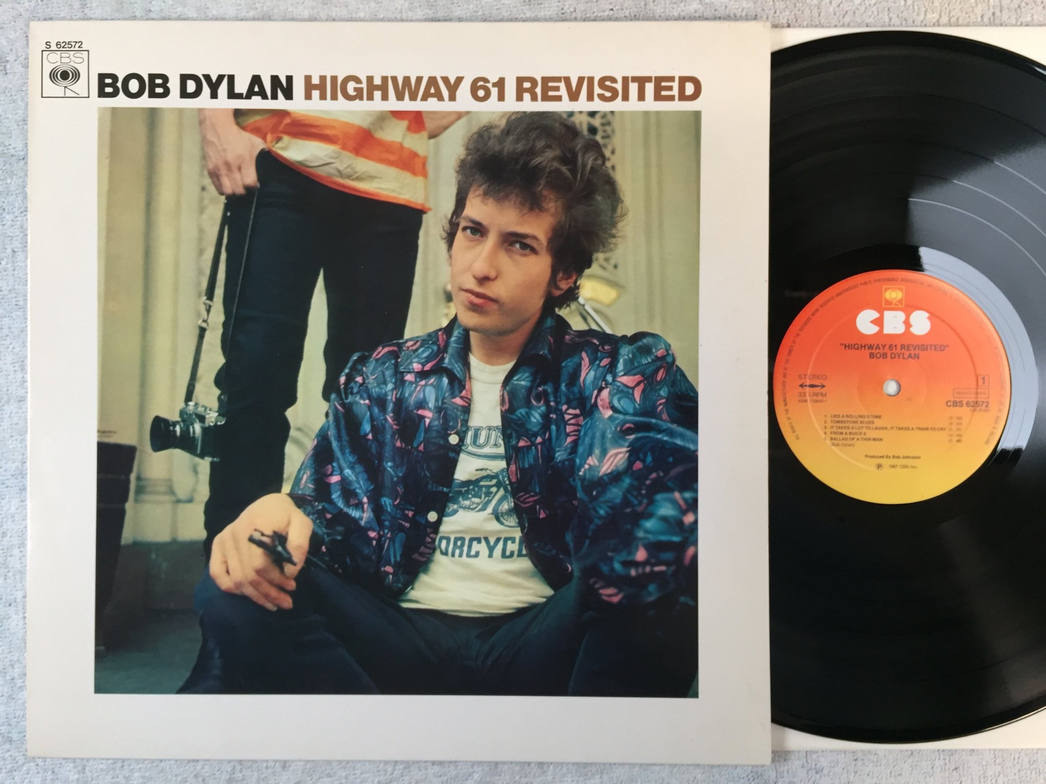 Omslagsbild för skivan BOB DYLAN highway 61 revisited LP  Hol CBS 62572