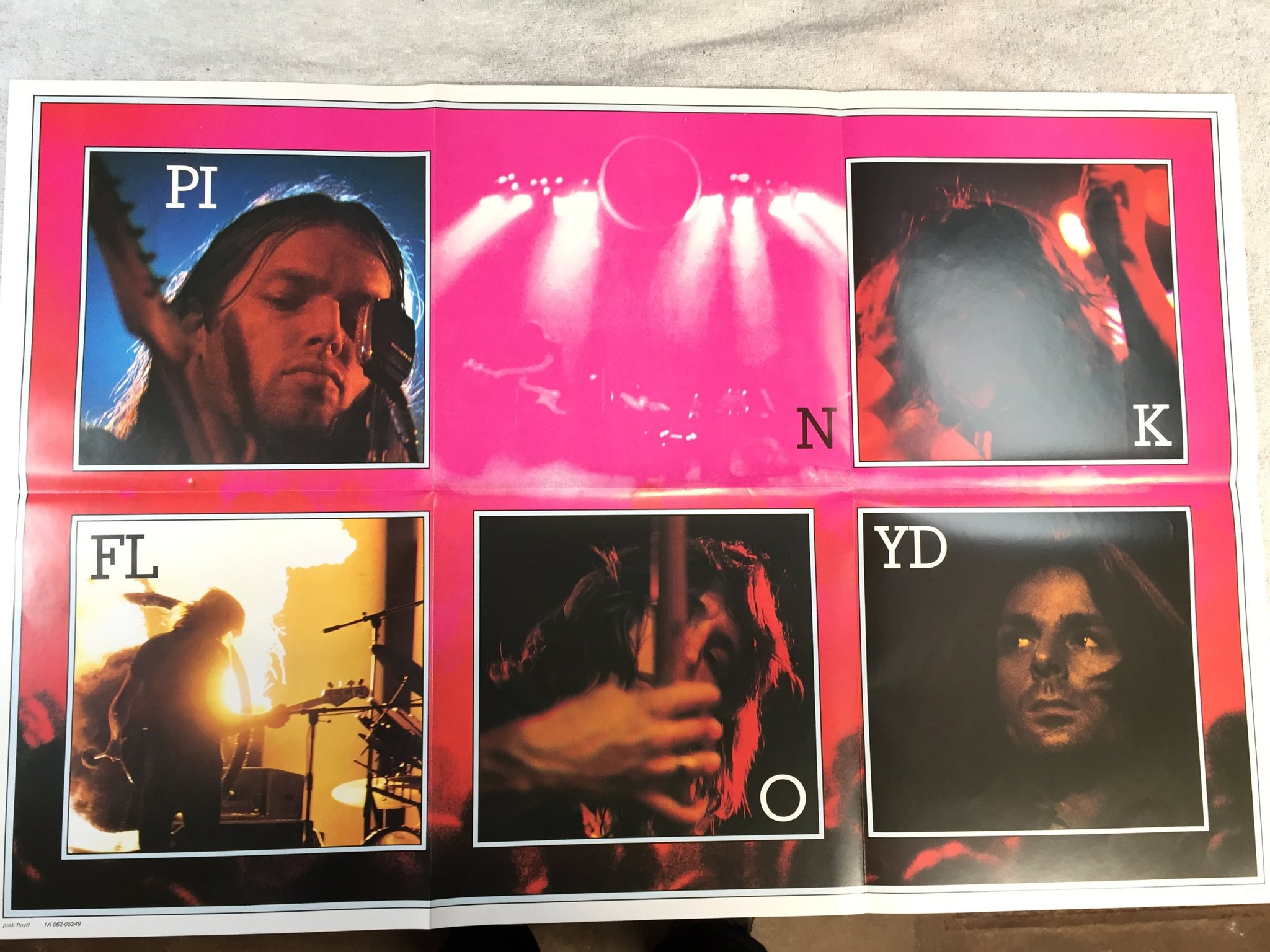 Omslagsbild för skivan PINK FLOYD the dark side of the moon LP -73 Hol EMI / HARVEST 1A 062-05249