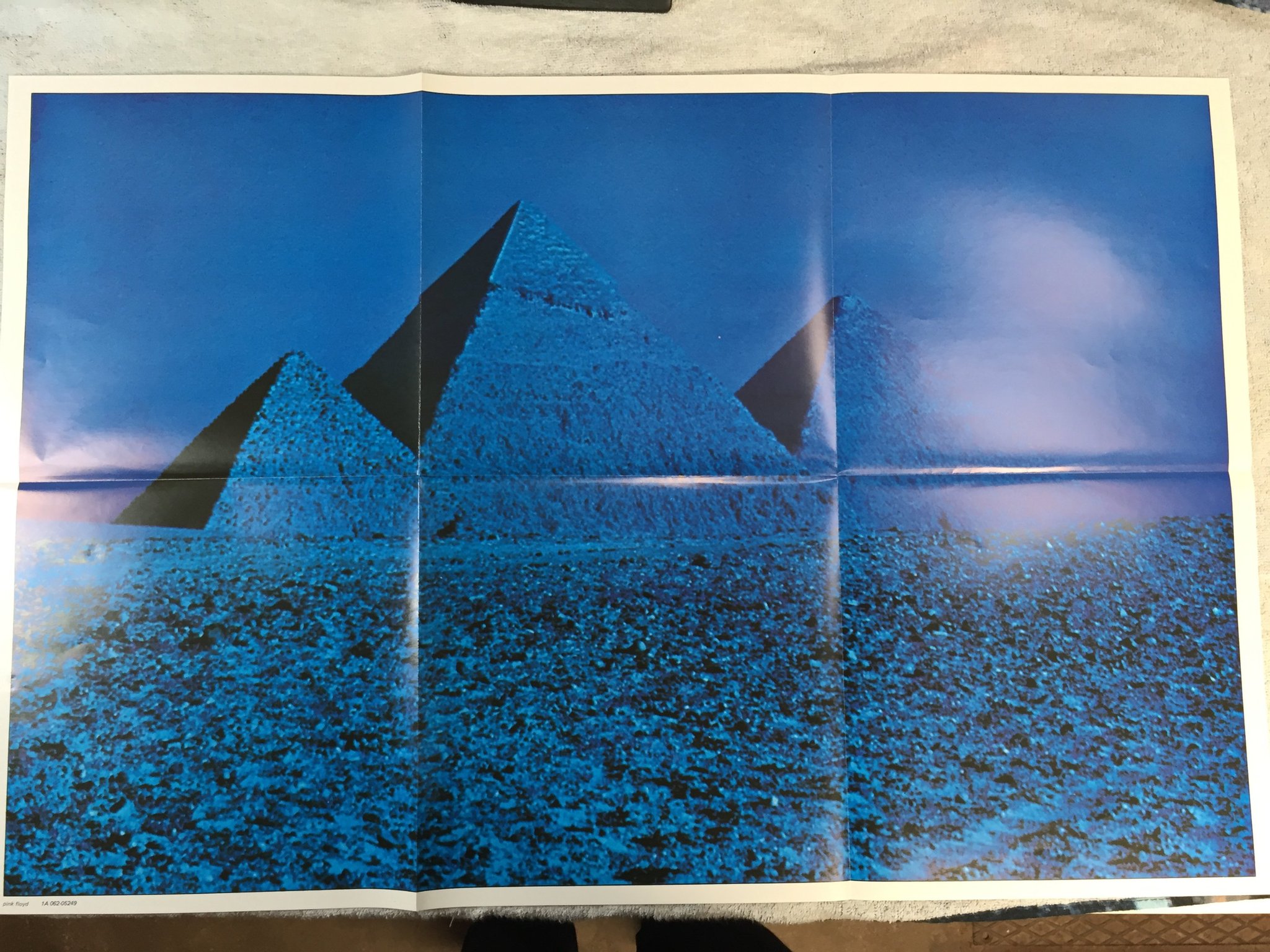 Omslagsbild för skivan PINK FLOYD the dark side of the moon LP -73 Hol EMI / HARVEST 1A 062-05249