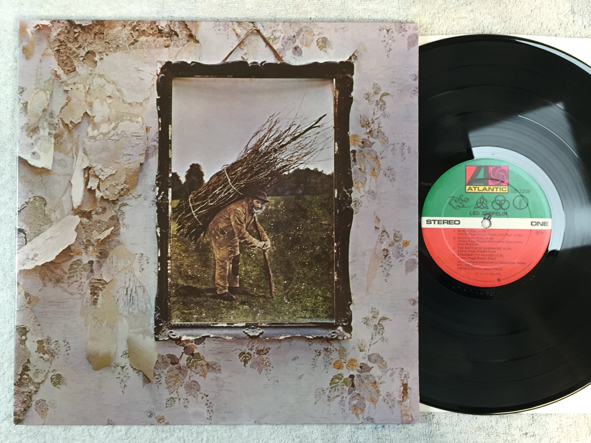Omslagsbild för skivan LED ZEPPELIN s/t LP US ATLANTIC SD 7208