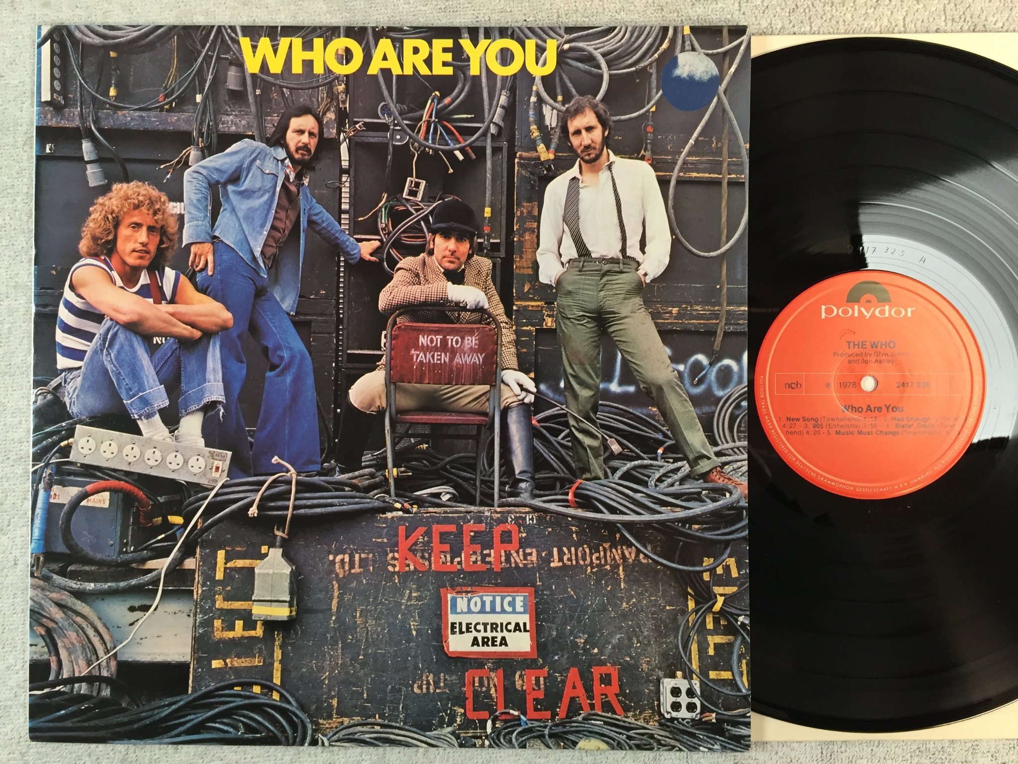 Omslagsbild för skivan THE WHO who are you LP -78 ncb POLYDOR 2417325