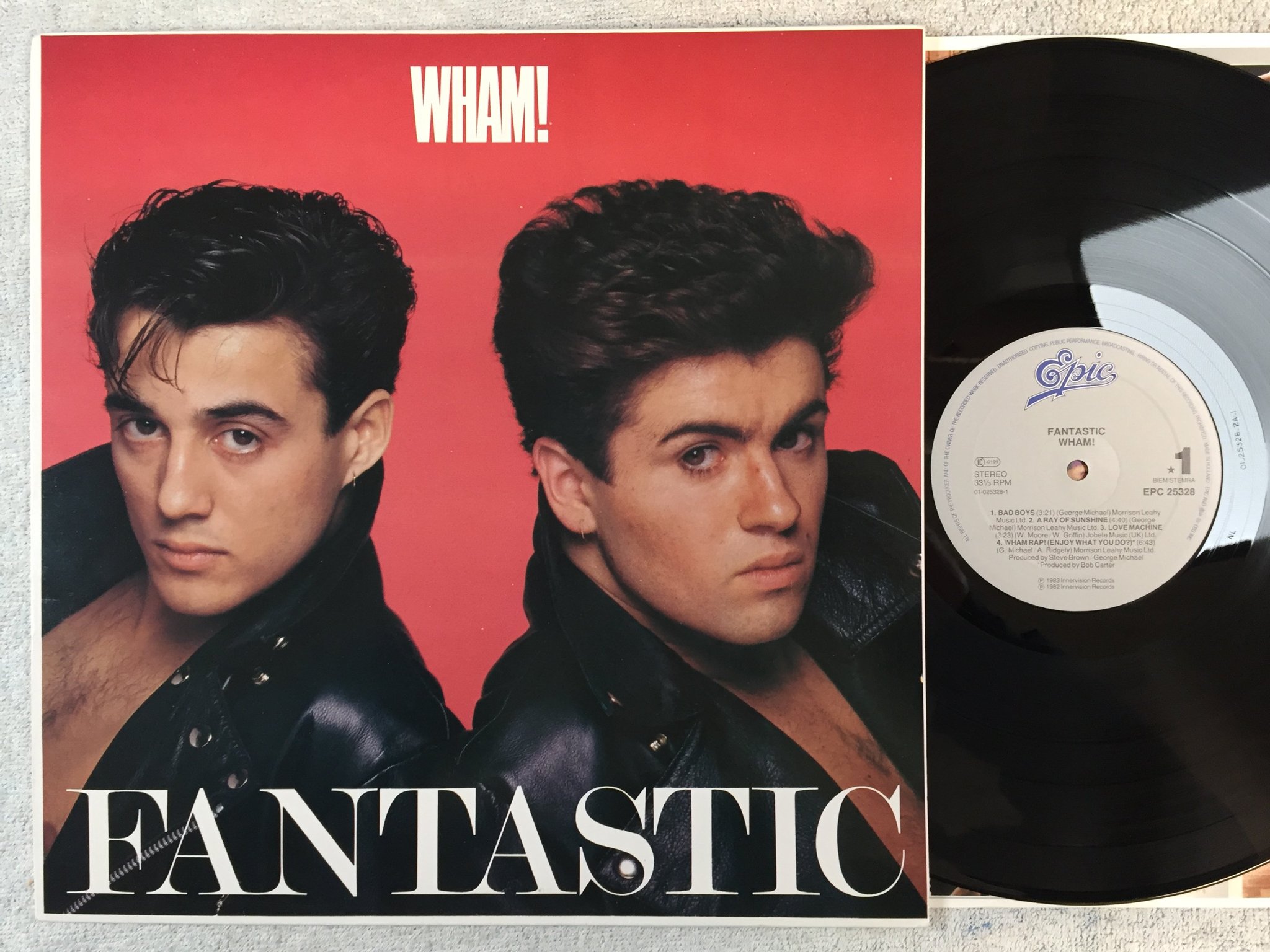 Omslagsbild för skivan WHAM! fantastic LP -83 Hol EPIC EPC 25328