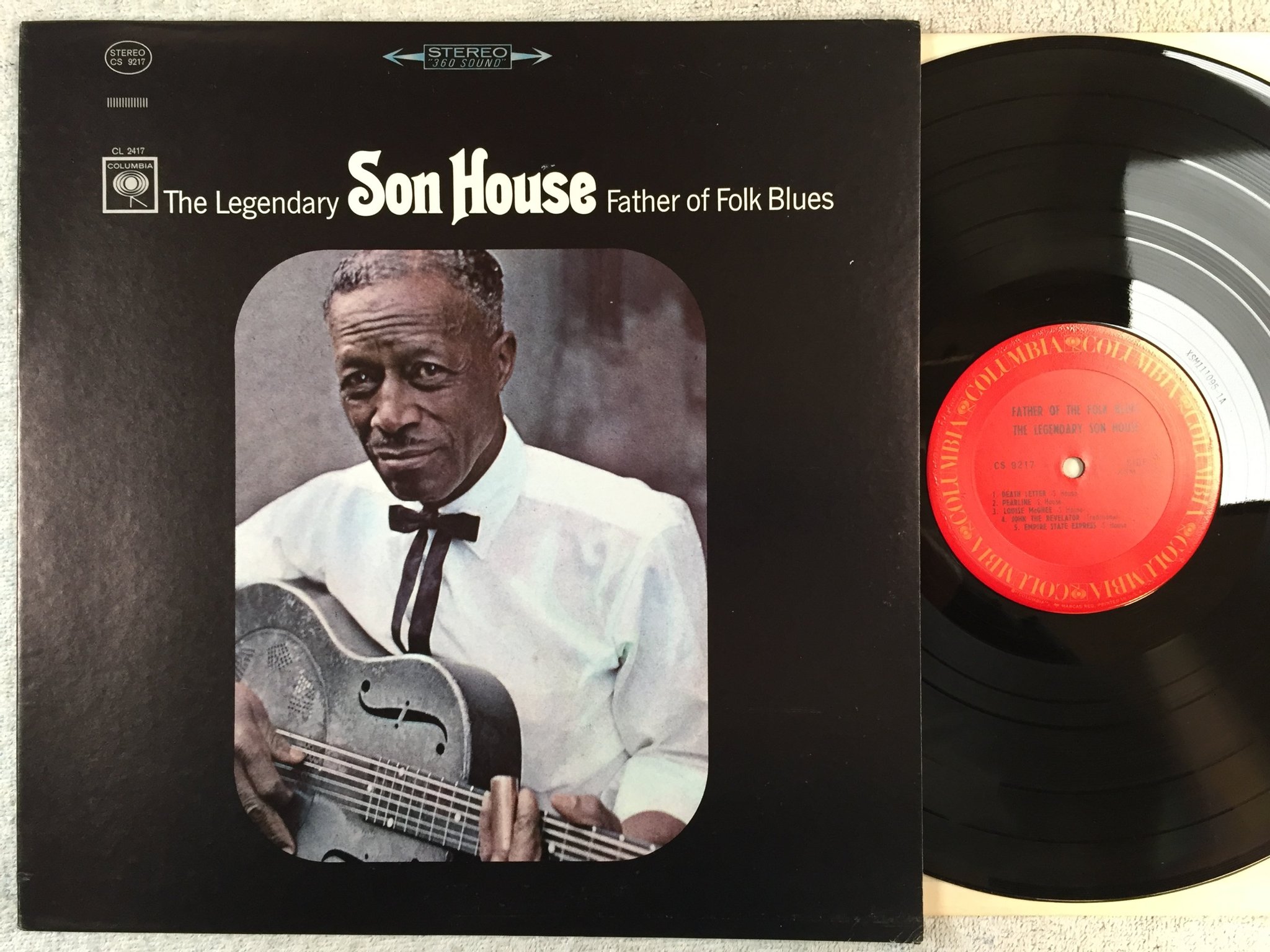Omslagsbild för skivan SON HOUSE Father Of Folk Blues LP US COLUMBIA CS 9217