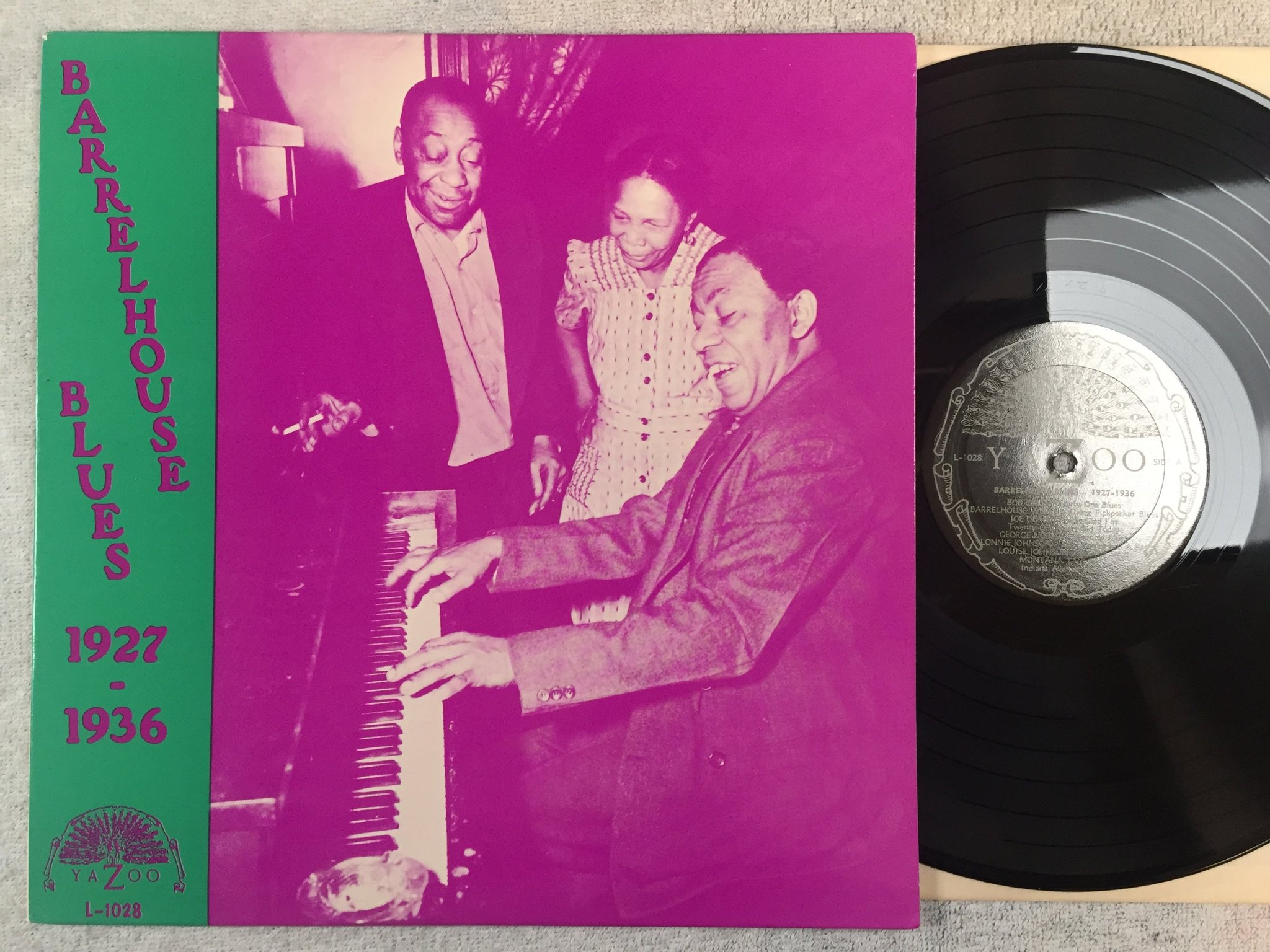 Omslagsbild för skivan V/A barrelhouse 1927-1936 LP -72 US Yazoo L-1028