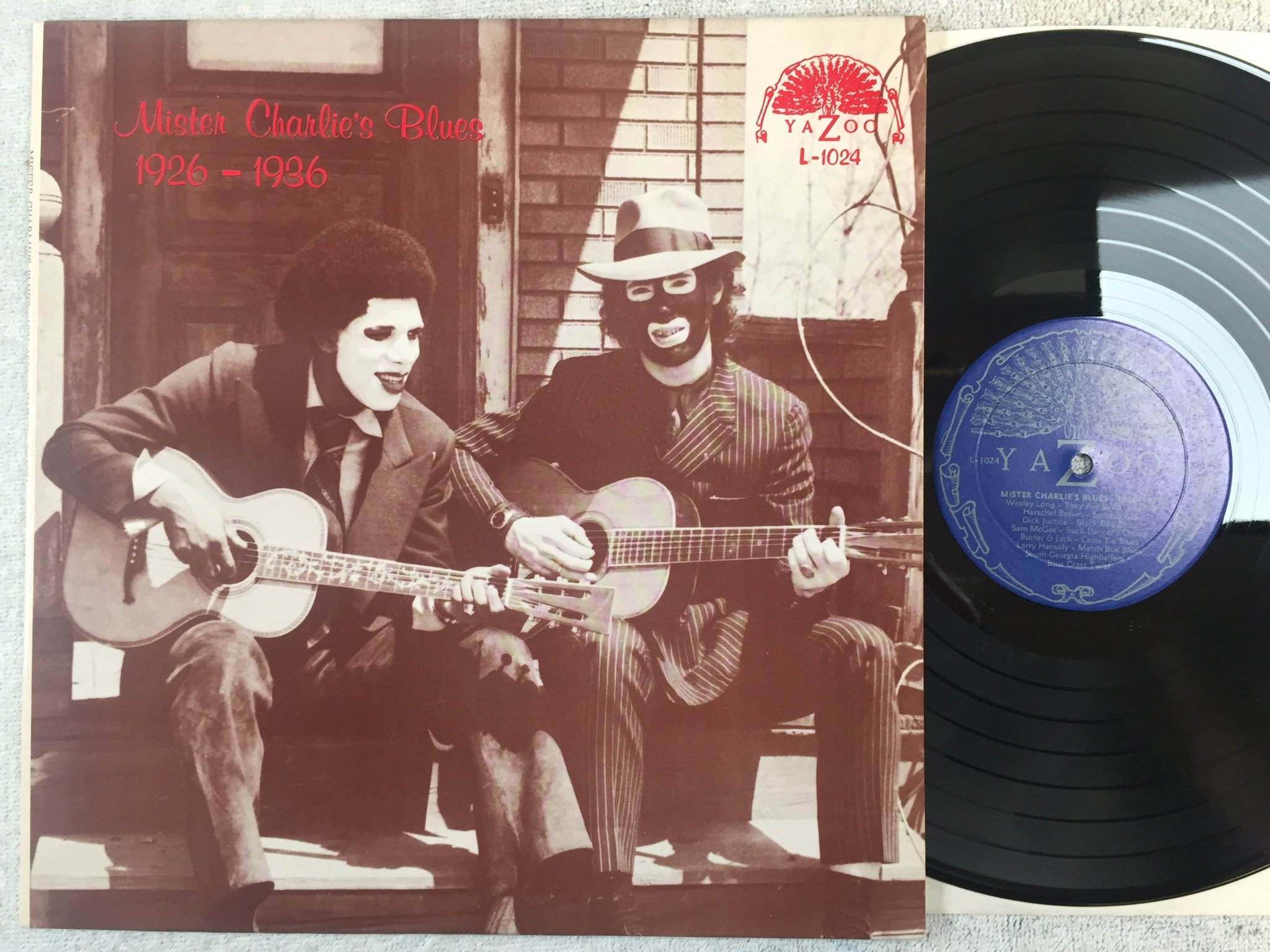 Omslagsbild för skivan V/A mister Charlie's blues 1926-1938 LP US YAZOO L-1024