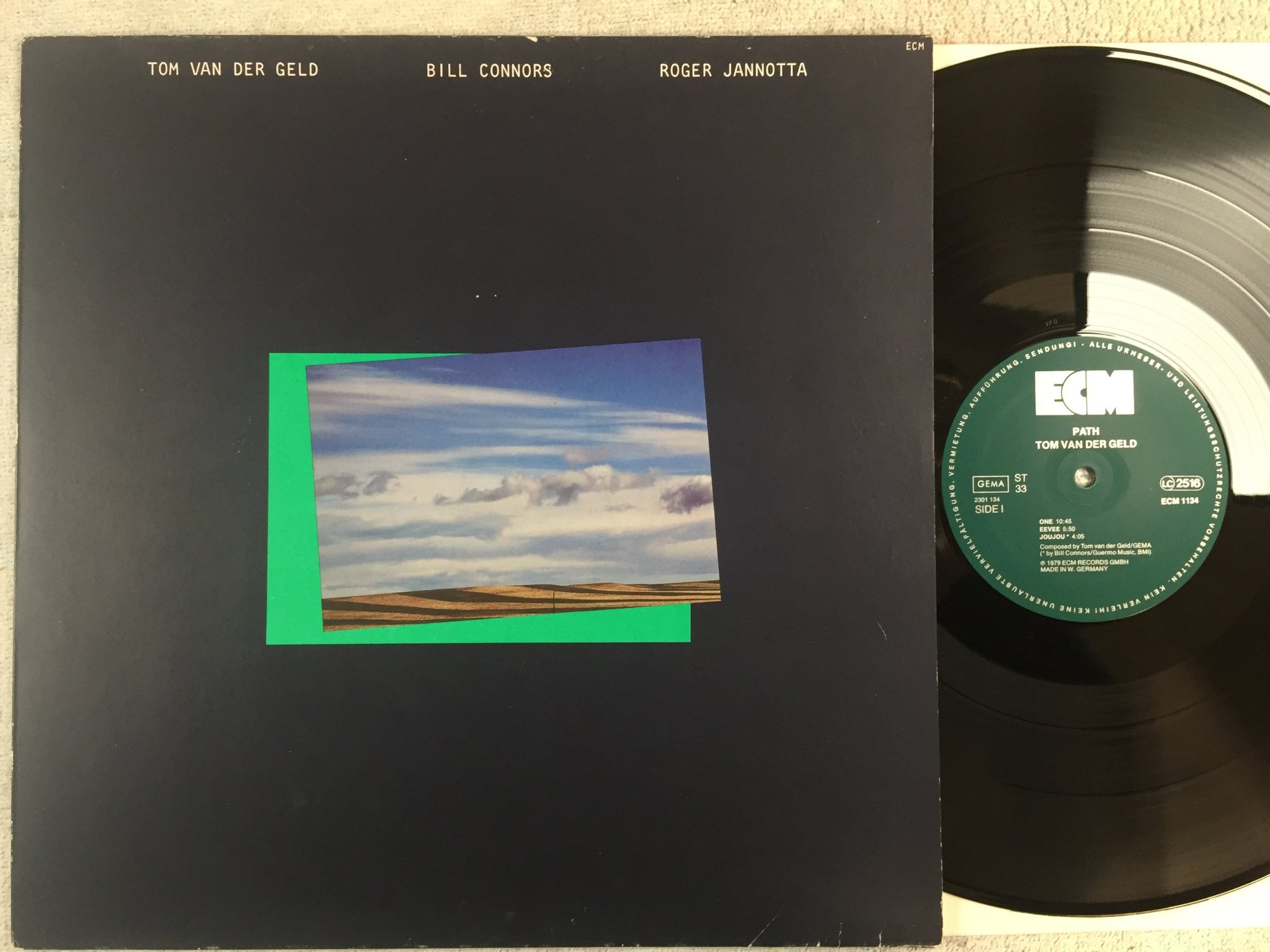 Omslagsbild för skivan TOM VAN DER GELD path LP -79 Ger ECM 1134