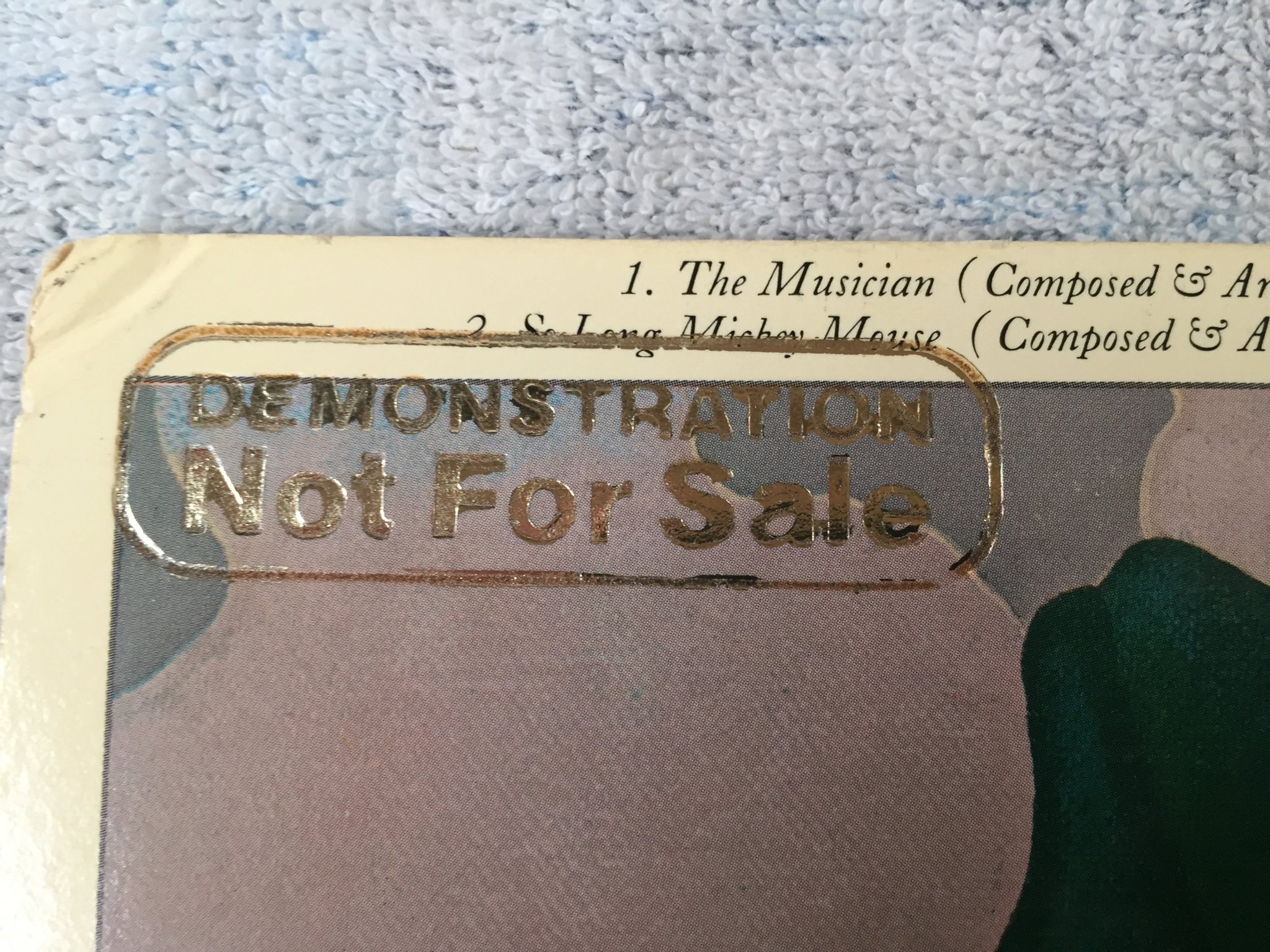 Omslagsbild för skivan RETURN TO FOREVER musicmagic LP -77 US COLUMBIA PC 34682 "not For Sale"