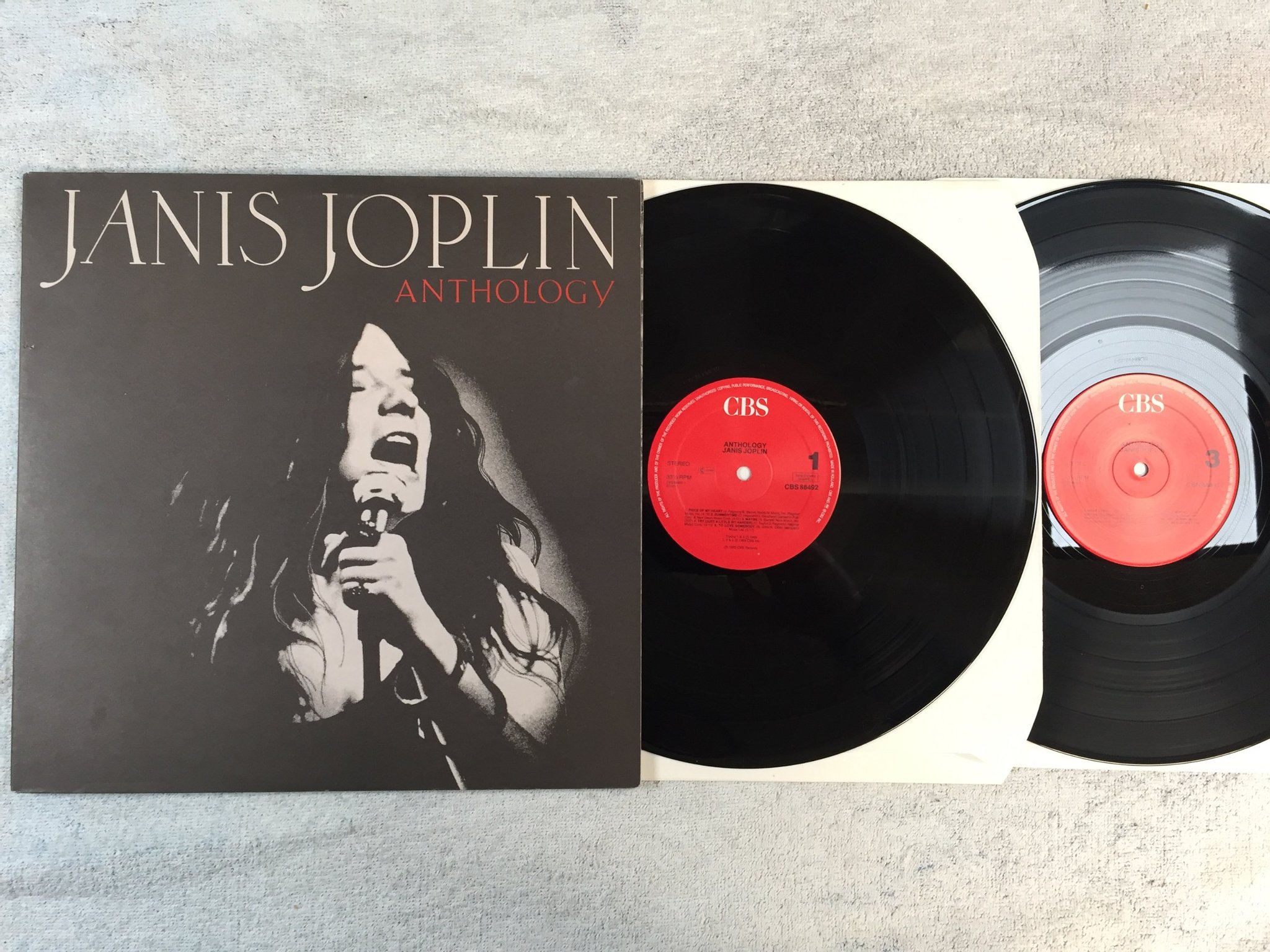 Omslagsbild för skivan JANIS JOPLIN anthology 2xLP Hol CBS 88492