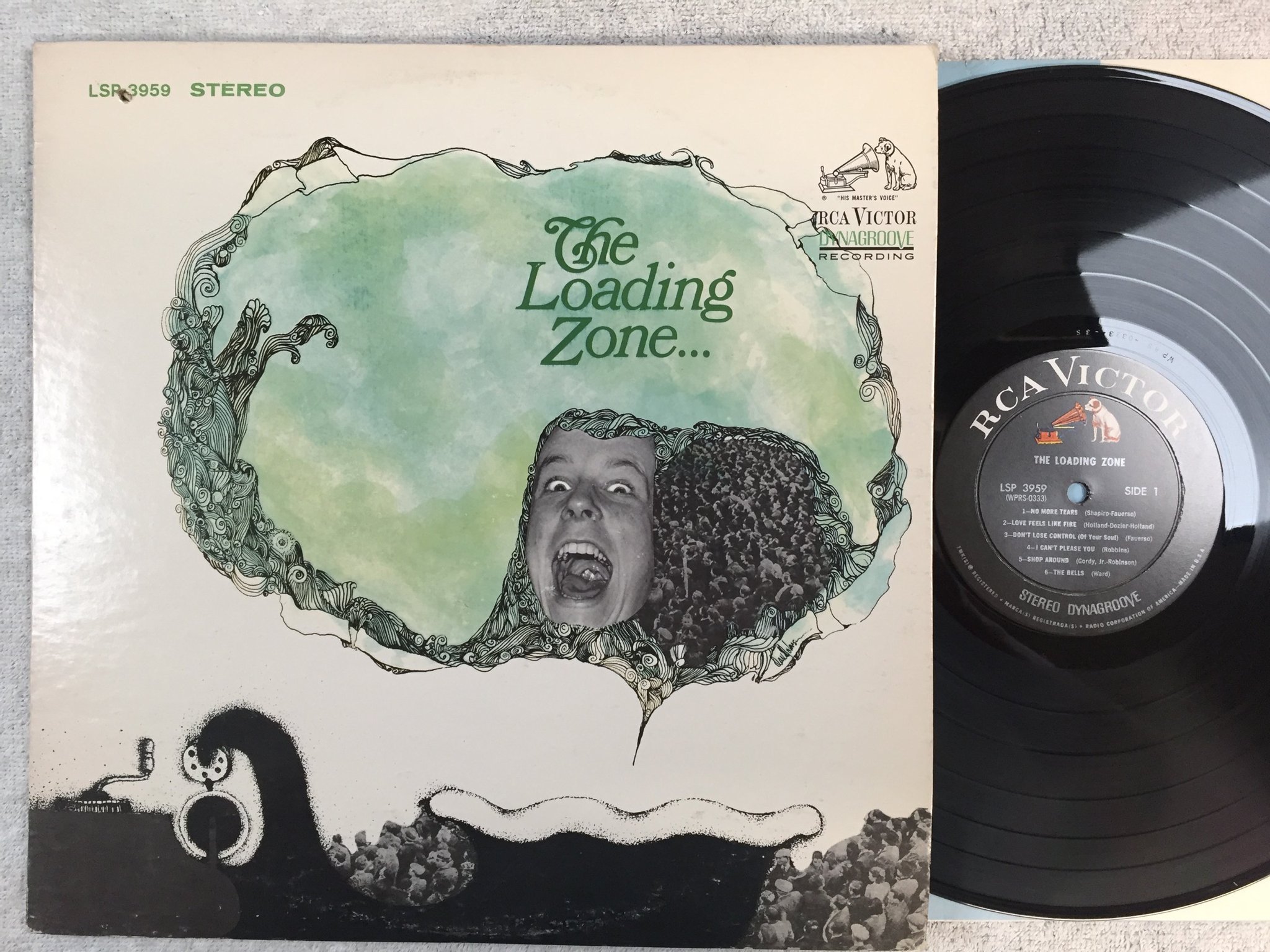 Omslagsbild för skivan THE LOADING ZONE s/t LP -68 US RCA VICTOR LSP 3959