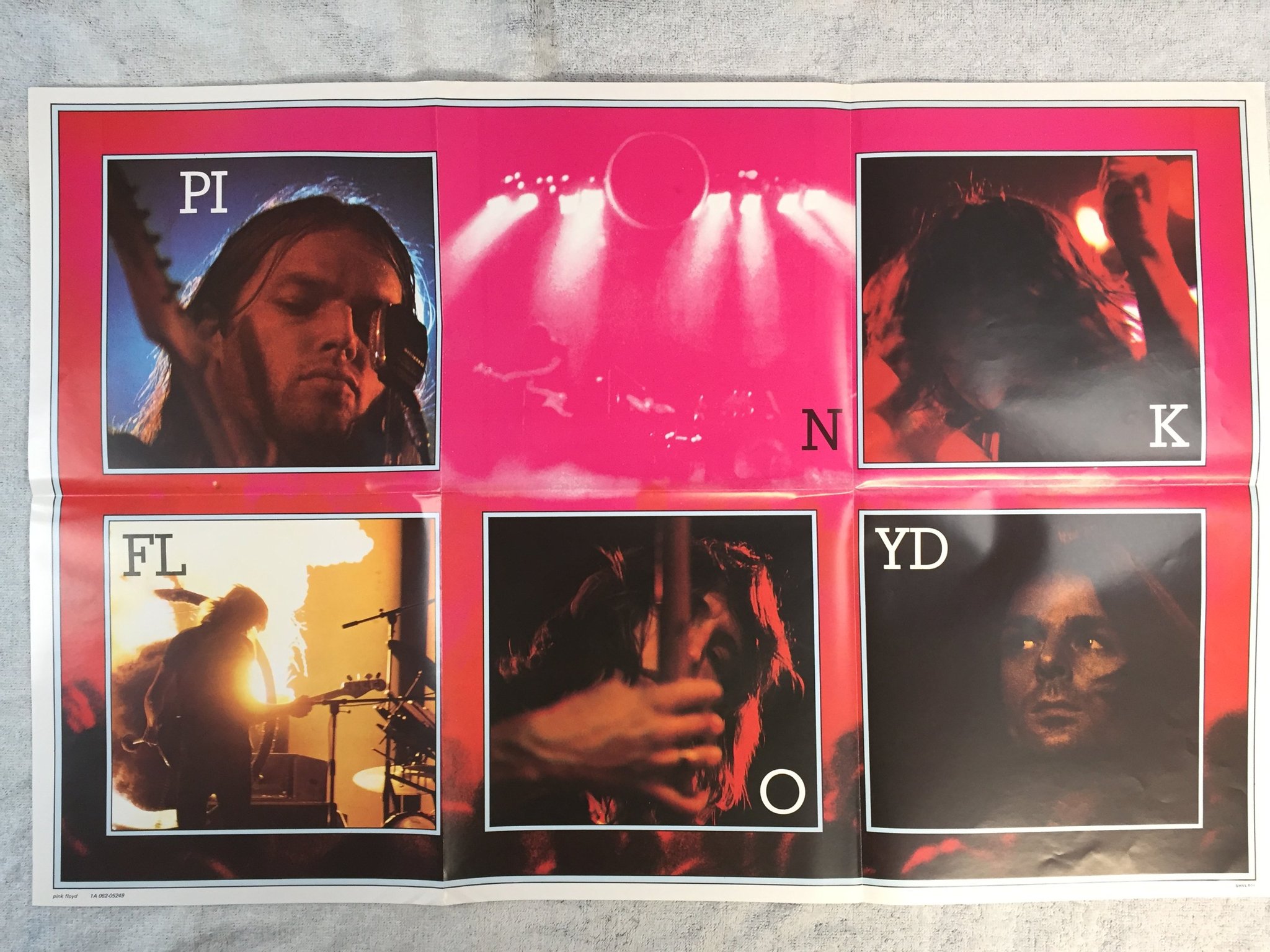 Omslagsbild för skivan Pink Floyd the dark side of the moon LP re Hol EMI/HARVEST 1A 062-05249