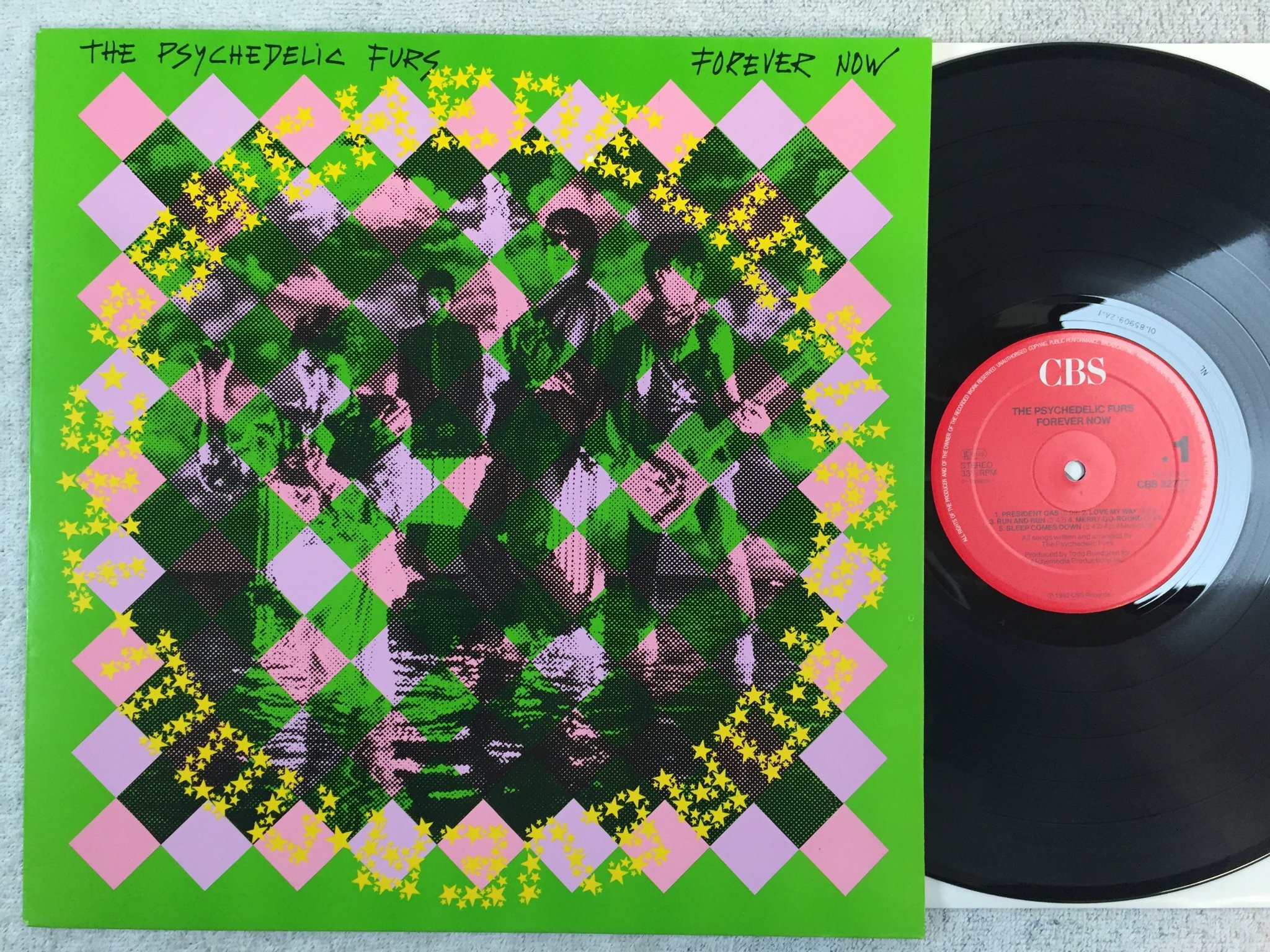 Omslagsbild för skivan PSYCHEDLIC FURS forever ever LP -82 Hol CBS 32777
