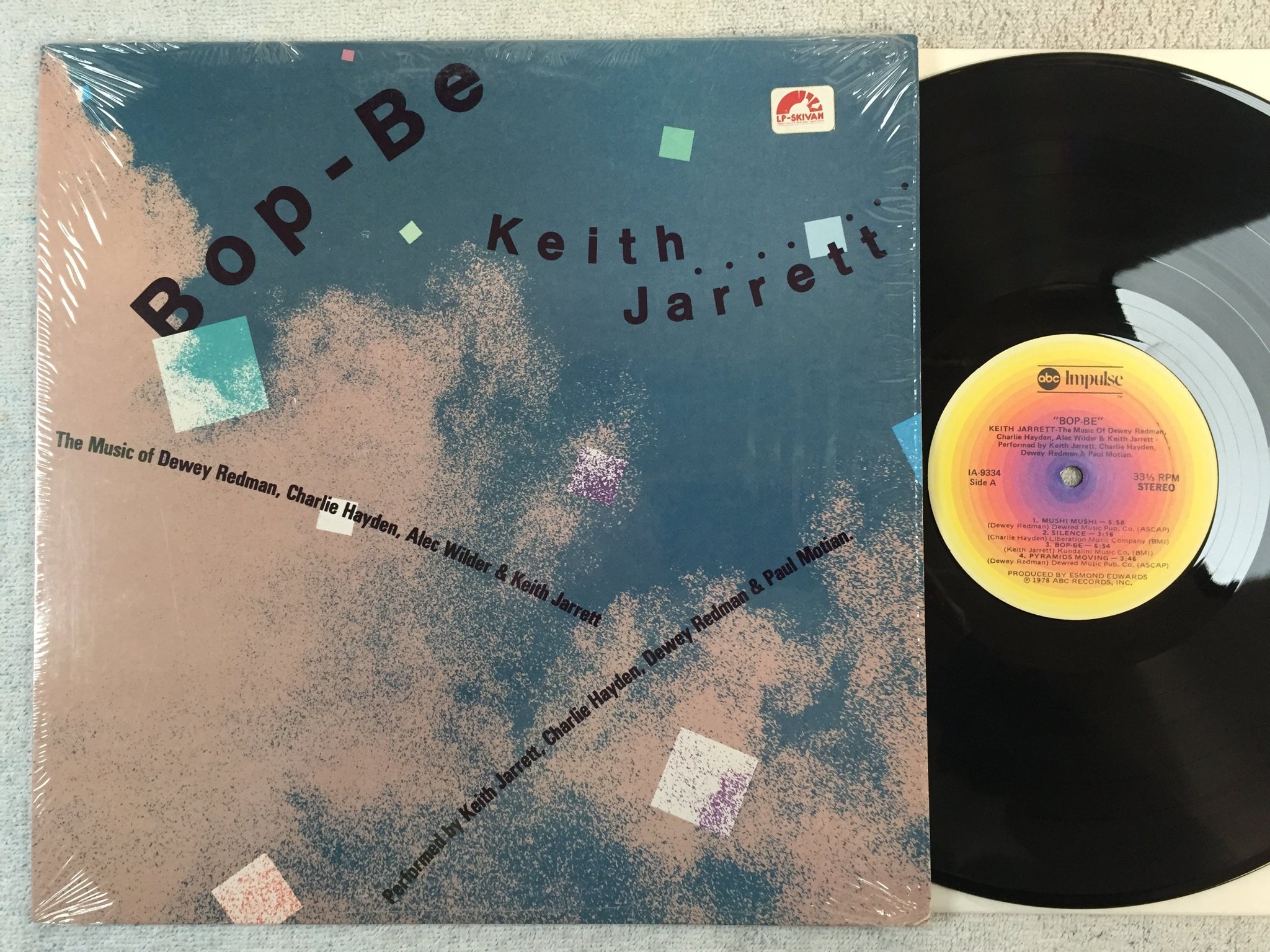 Omslagsbild för skivan KEITH JARRETT bop-be LP -78 US ABC IMPULSE IA-9334