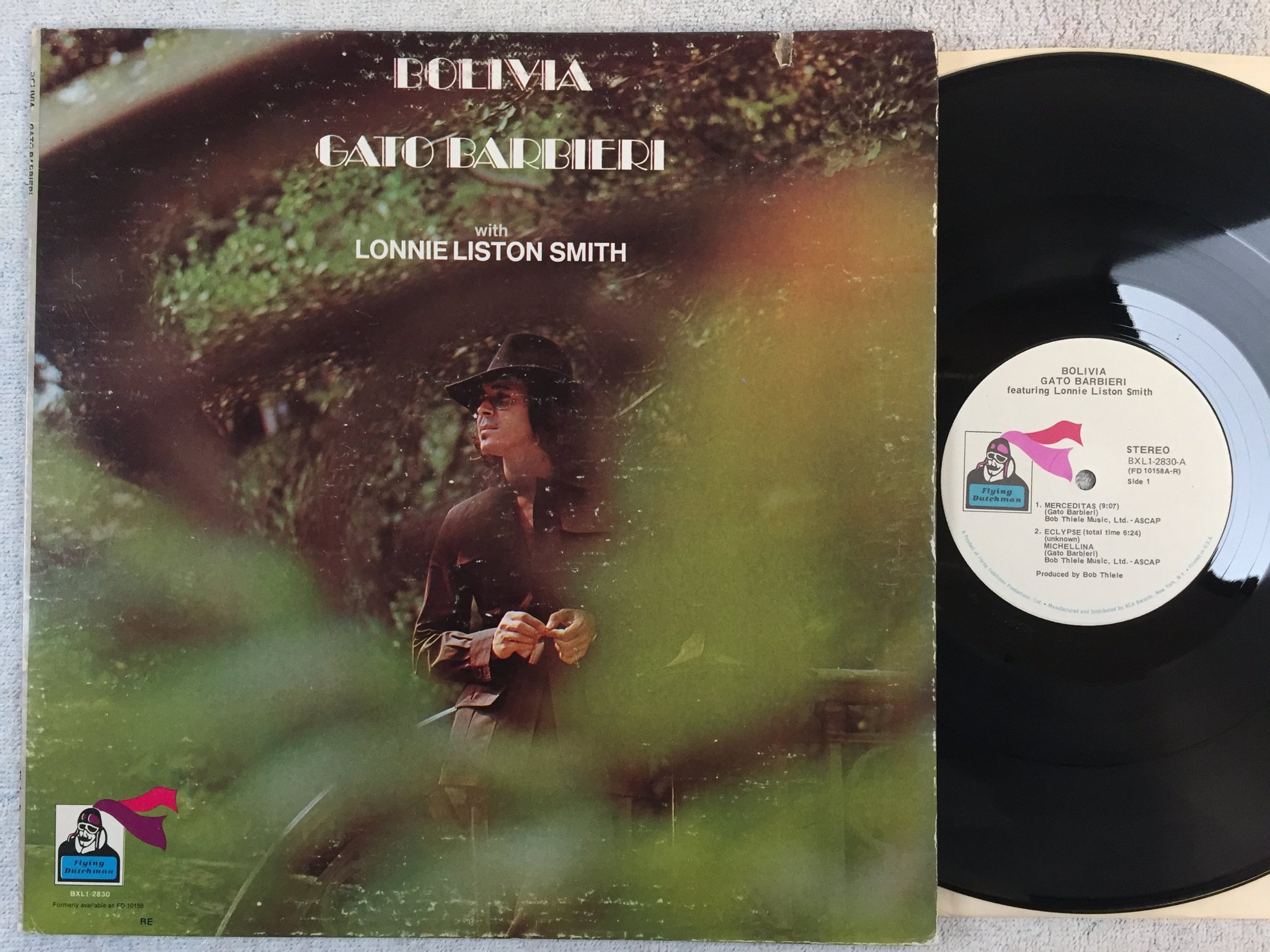Omslagsbild för skivan GATO BARBIERI & Lonnie Liston Smith - Bolivia LP US FLYING DUTCHMAN BXL1-2830