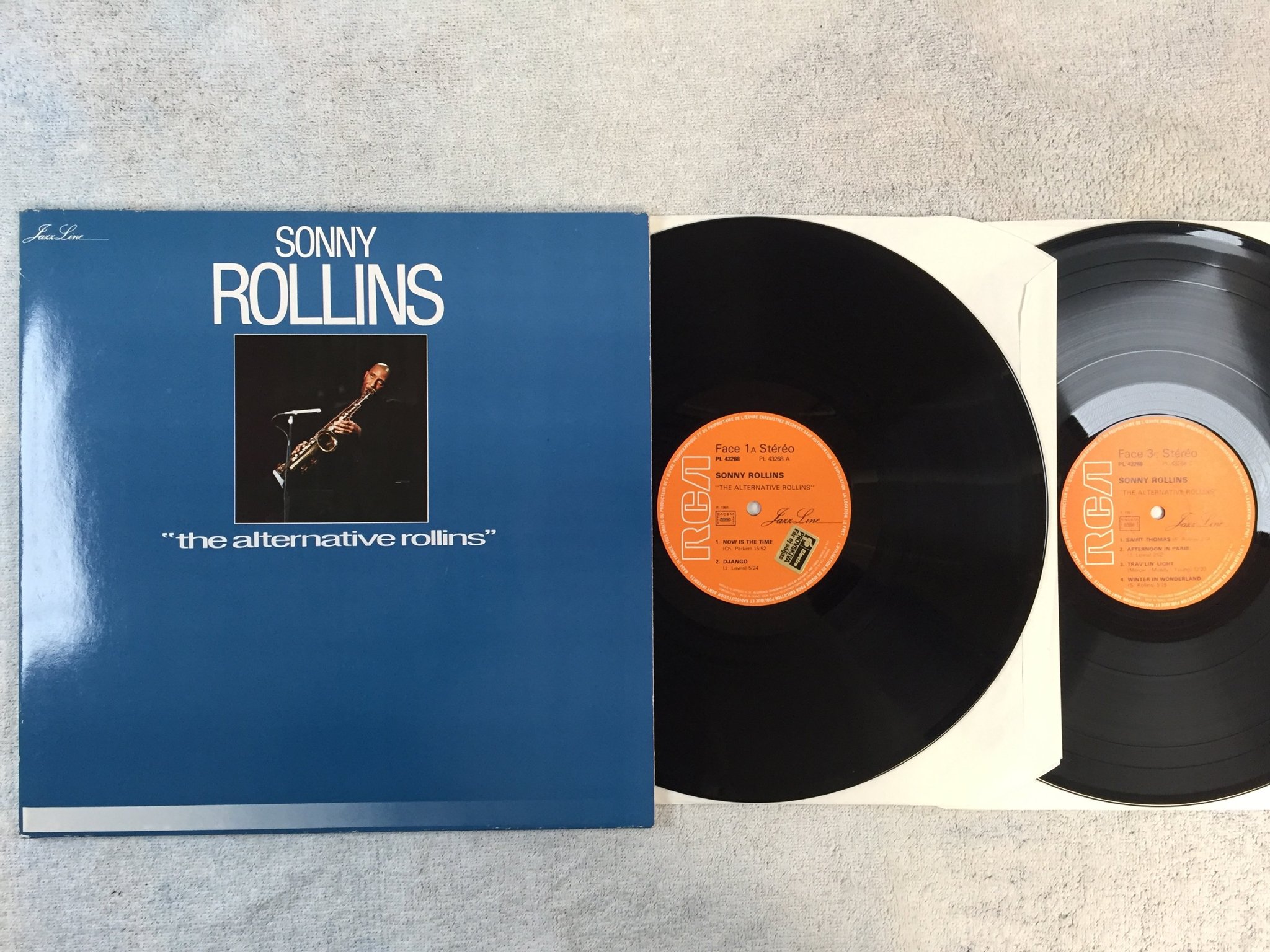 Omslagsbild för skivan SONNY ROLLINS the alternative Rollins 2xLP -81 France RCA PL 43268