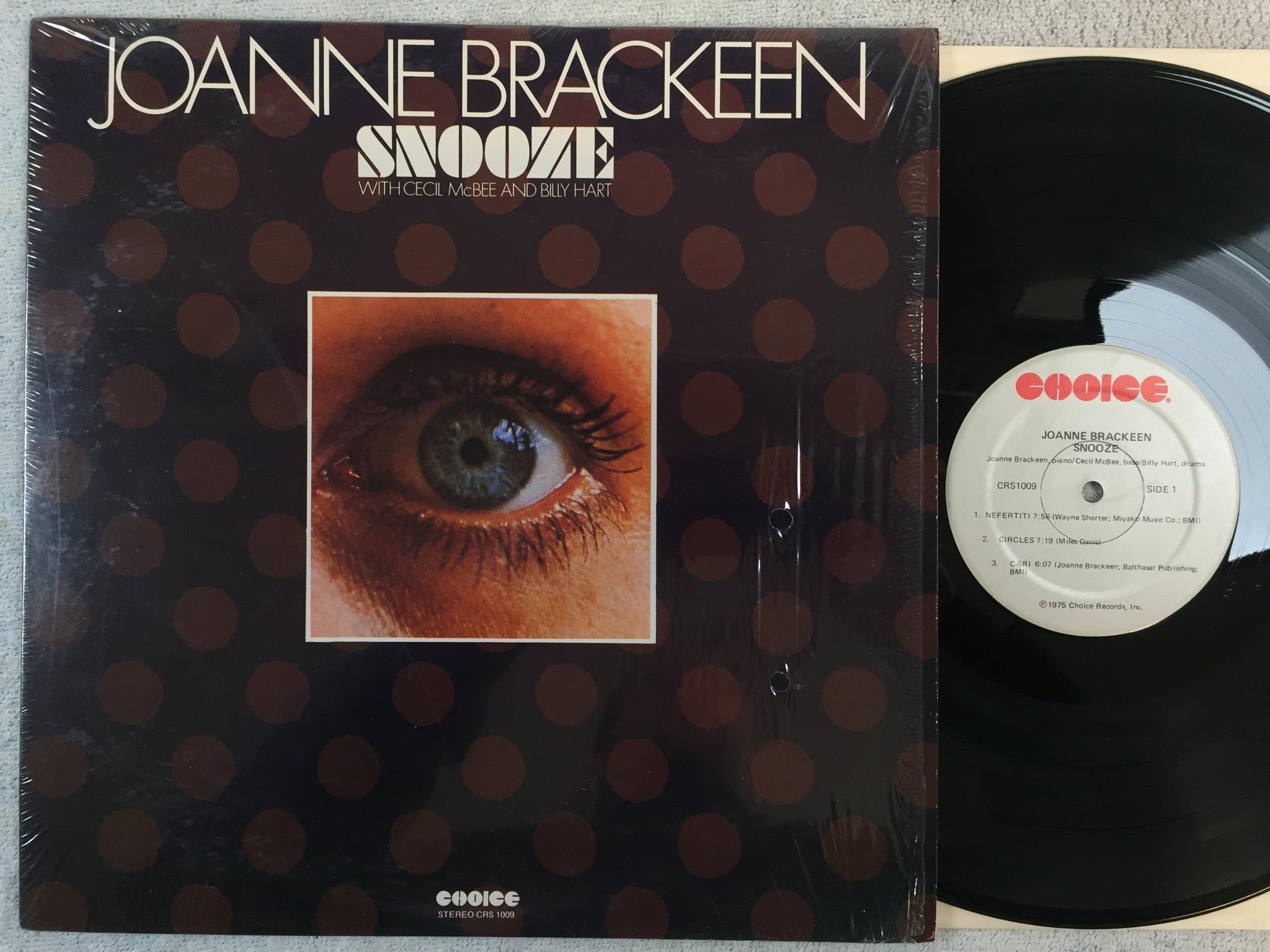 Omslagsbild för skivan JOANNE BRACKEEN snooe LP -75 US CHICE CRS1009