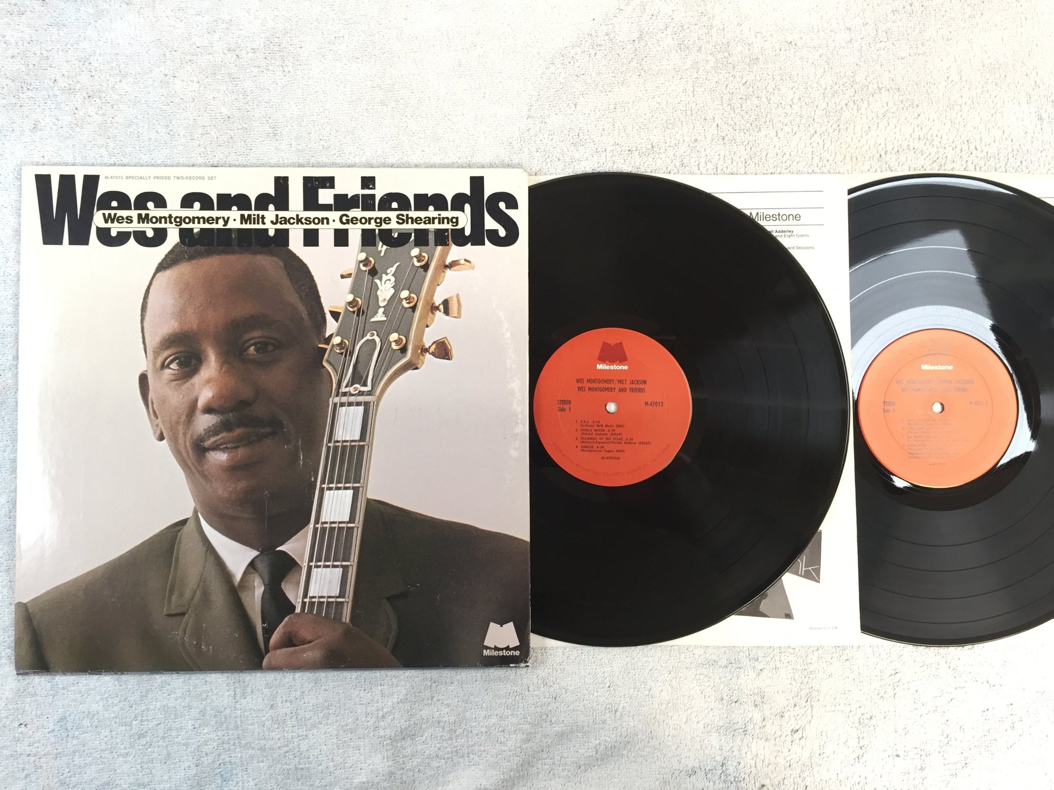 Omslagsbild för skivan WES MONTGOMERY and friends 2xLP US MILESTONES M-47013