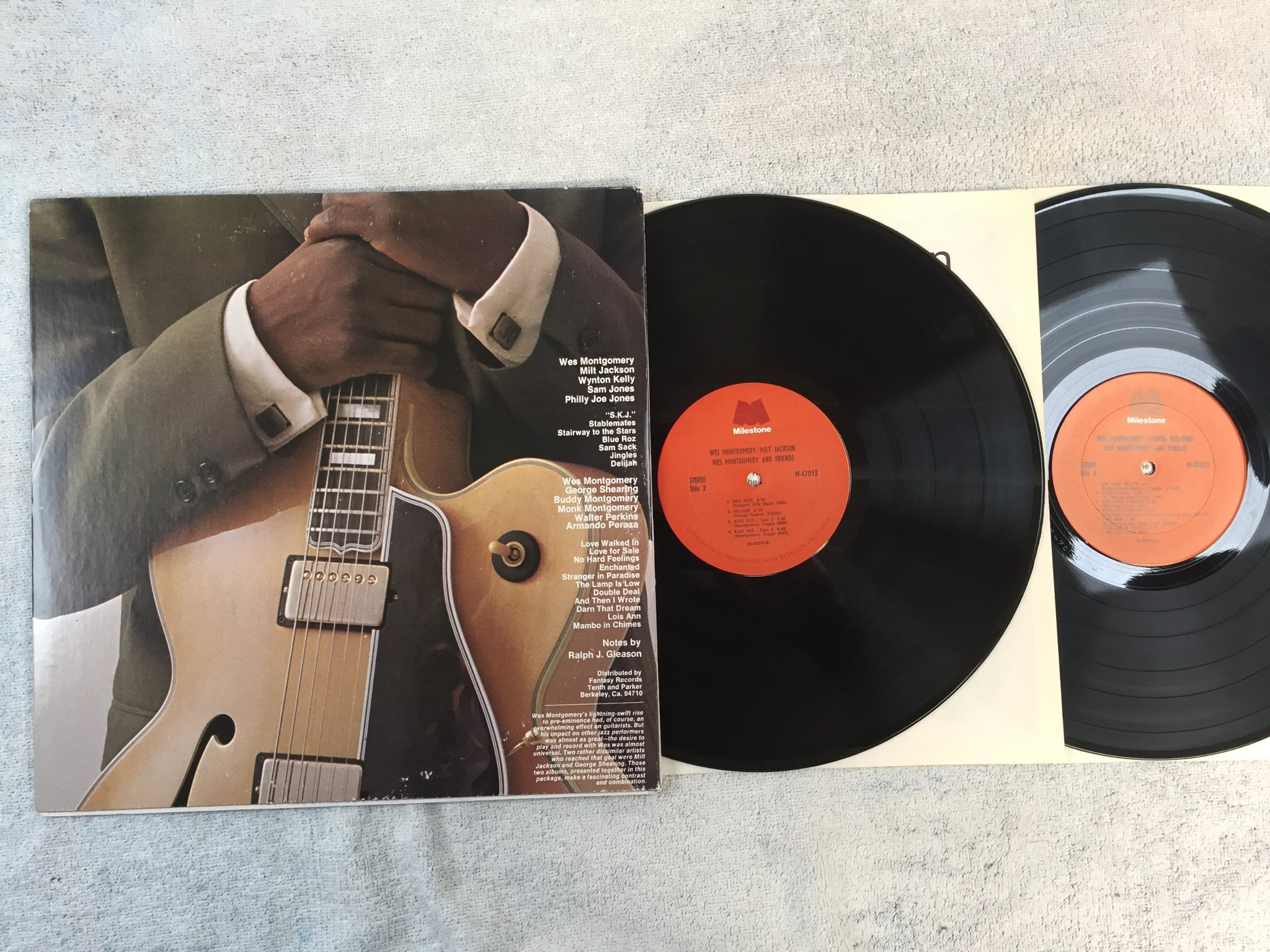 Omslagsbild för skivan WES MONTGOMERY and friends 2xLP US MILESTONES M-47013