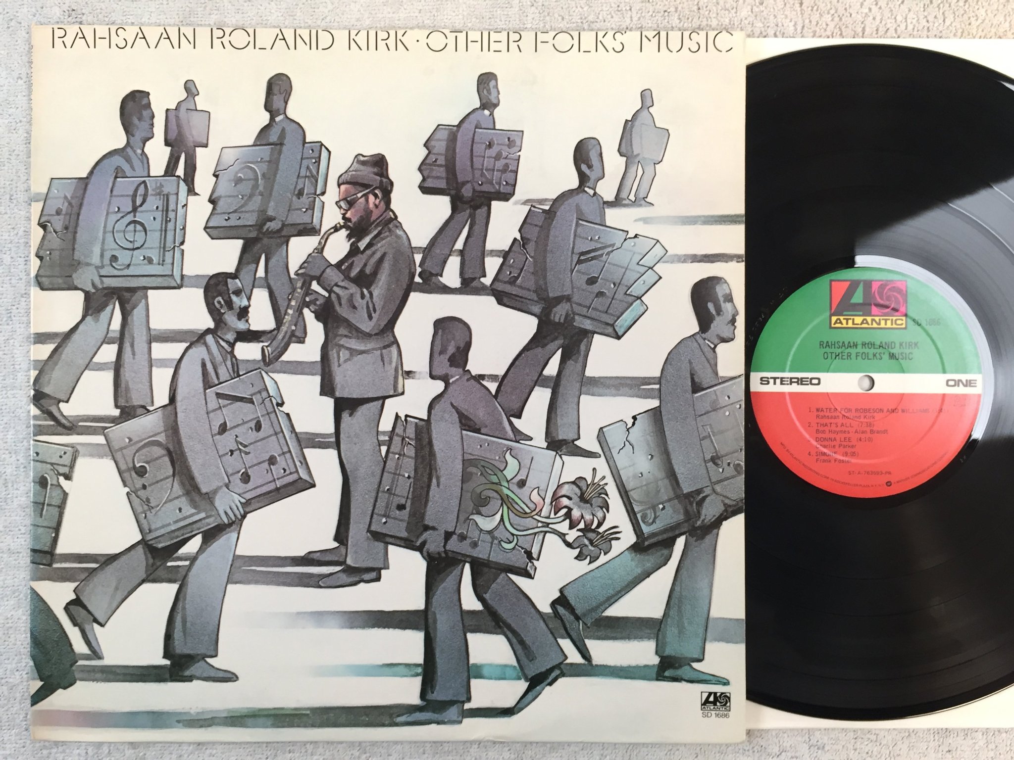 Omslagsbild för skivan RAHSAAN ROLAND KIRK other folks music LP -76 US ATLANTIC SD 1686