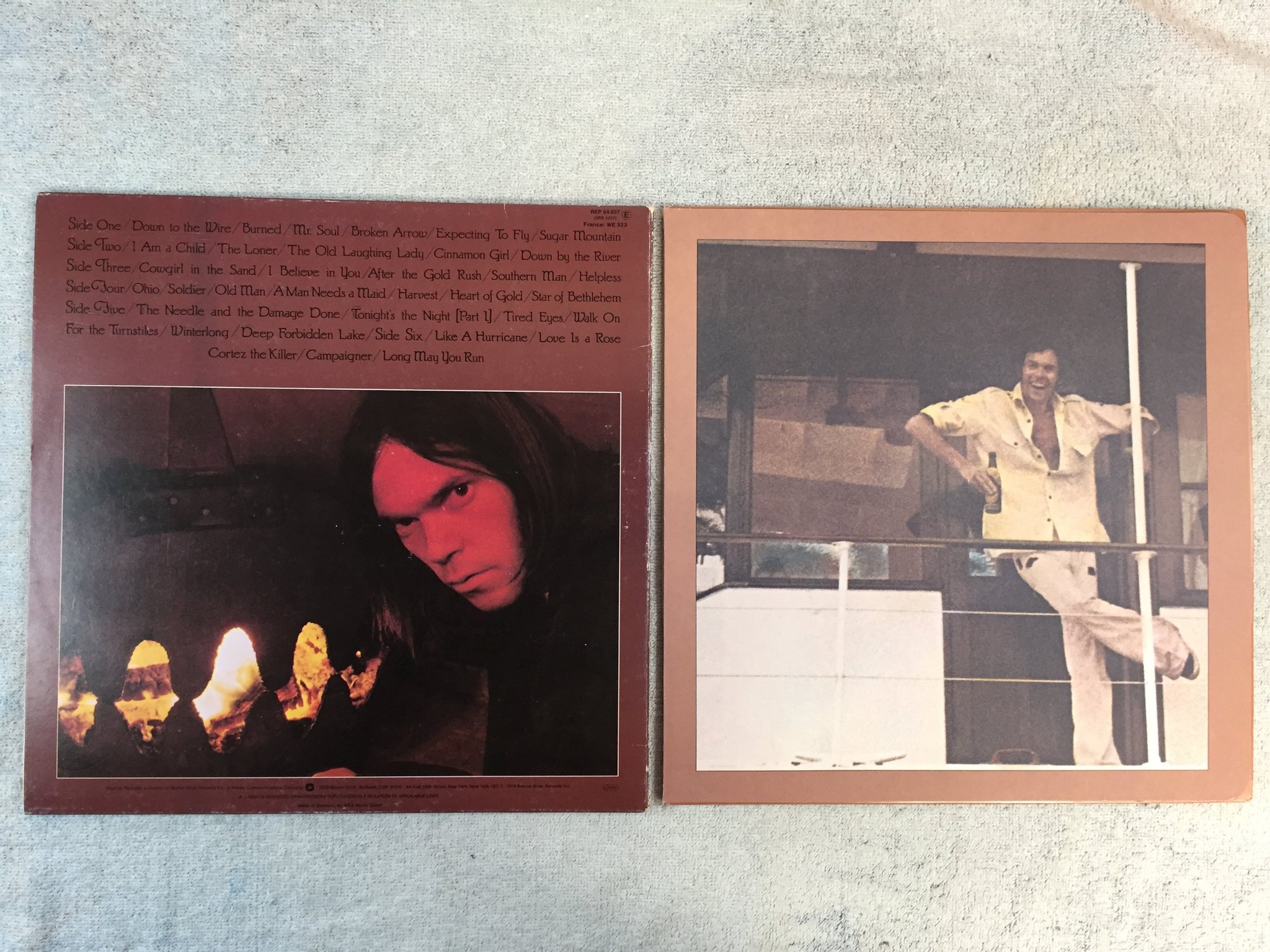 Omslagsbild för skivan NEIL YOUNG decade 2xLP -76 Ger REPRISE REP 64037
