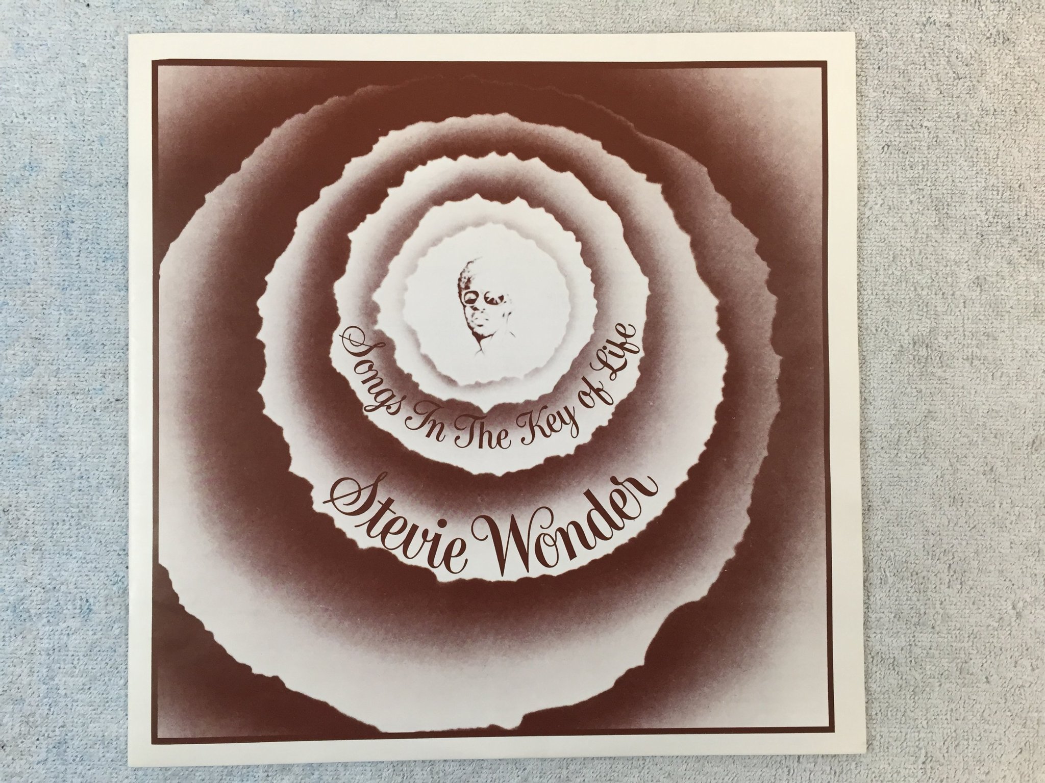 Omslagsbild för skivan STEVIE WONDER songs in the keys of life 2xLP + 7"single UK MOTOWN STML 60022