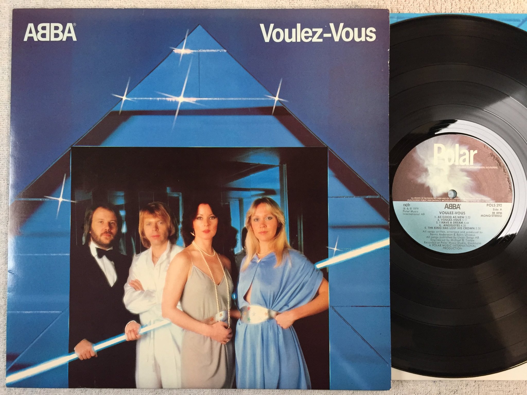 Omslagsbild för skivan ABBA voulez-vous LP -79 Swe POLAR POLS 292