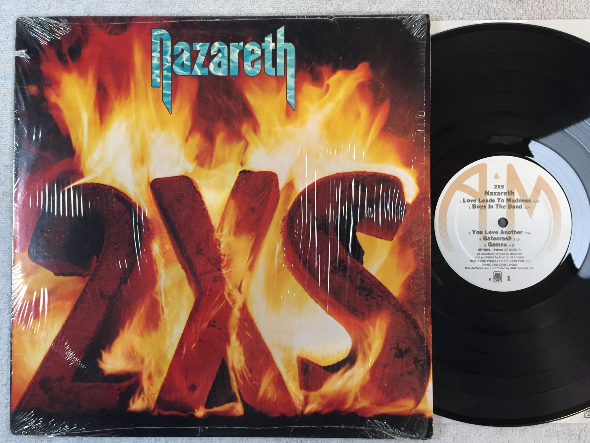 Omslagsbild för skivan NAZARETH 2xs LP -82 US A&M SP-4901